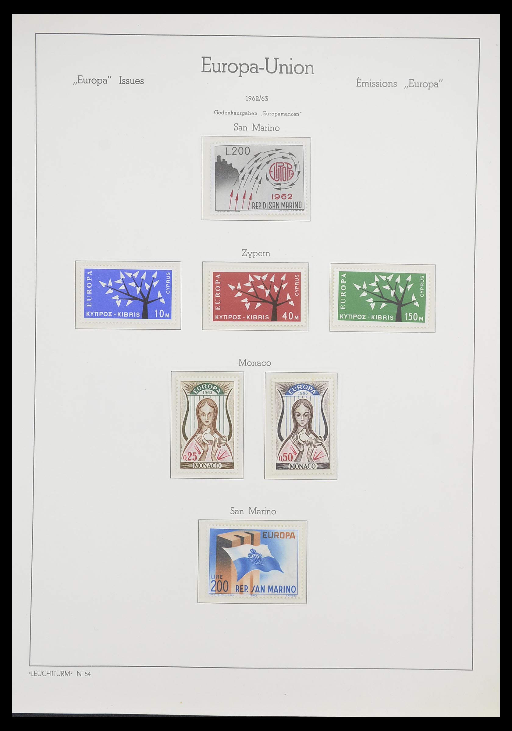 33339 024 - Postzegelverzameling 33339 Europa CEPT 1956-1990.