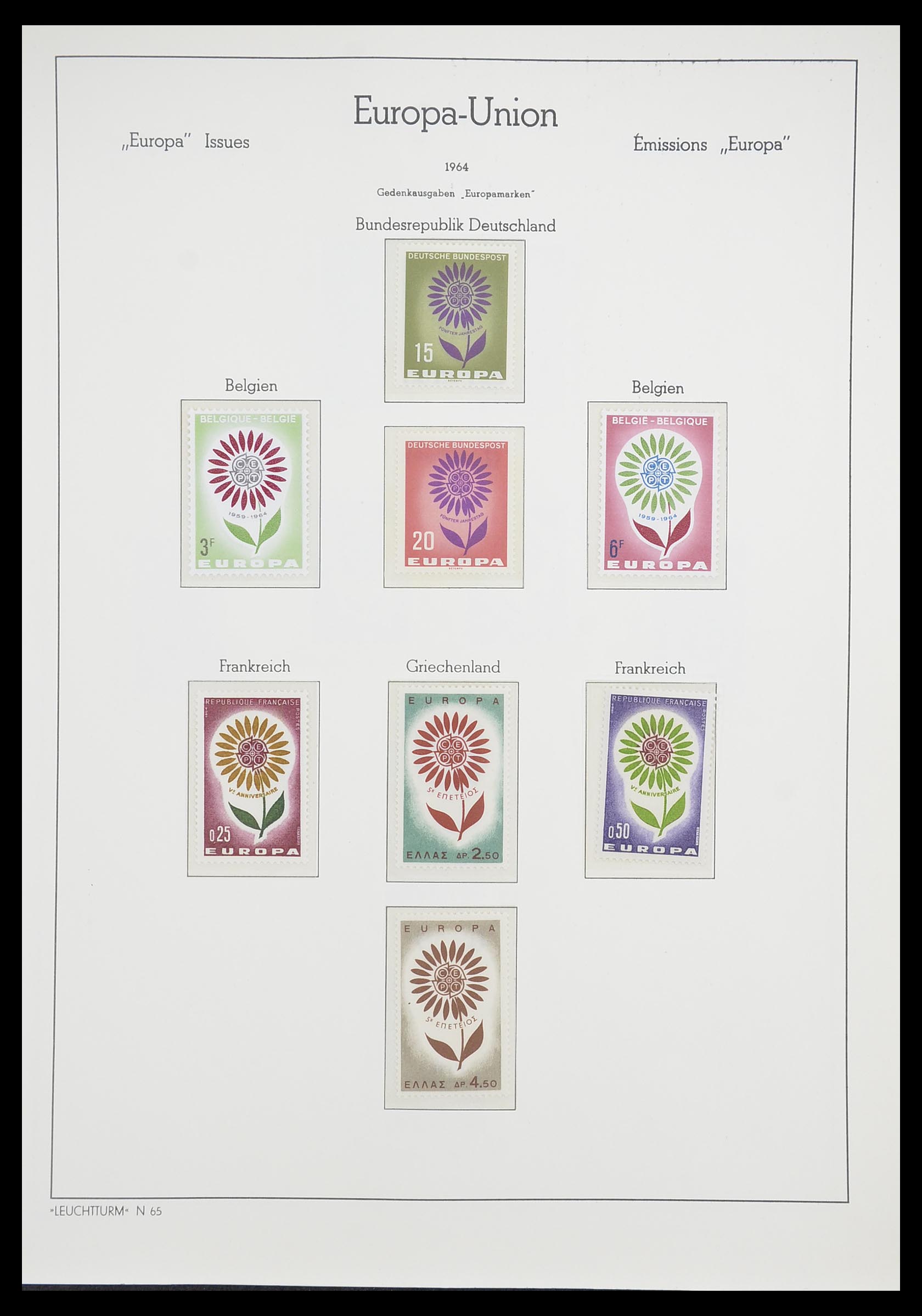 33339 026 - Postzegelverzameling 33339 Europa CEPT 1956-1990.