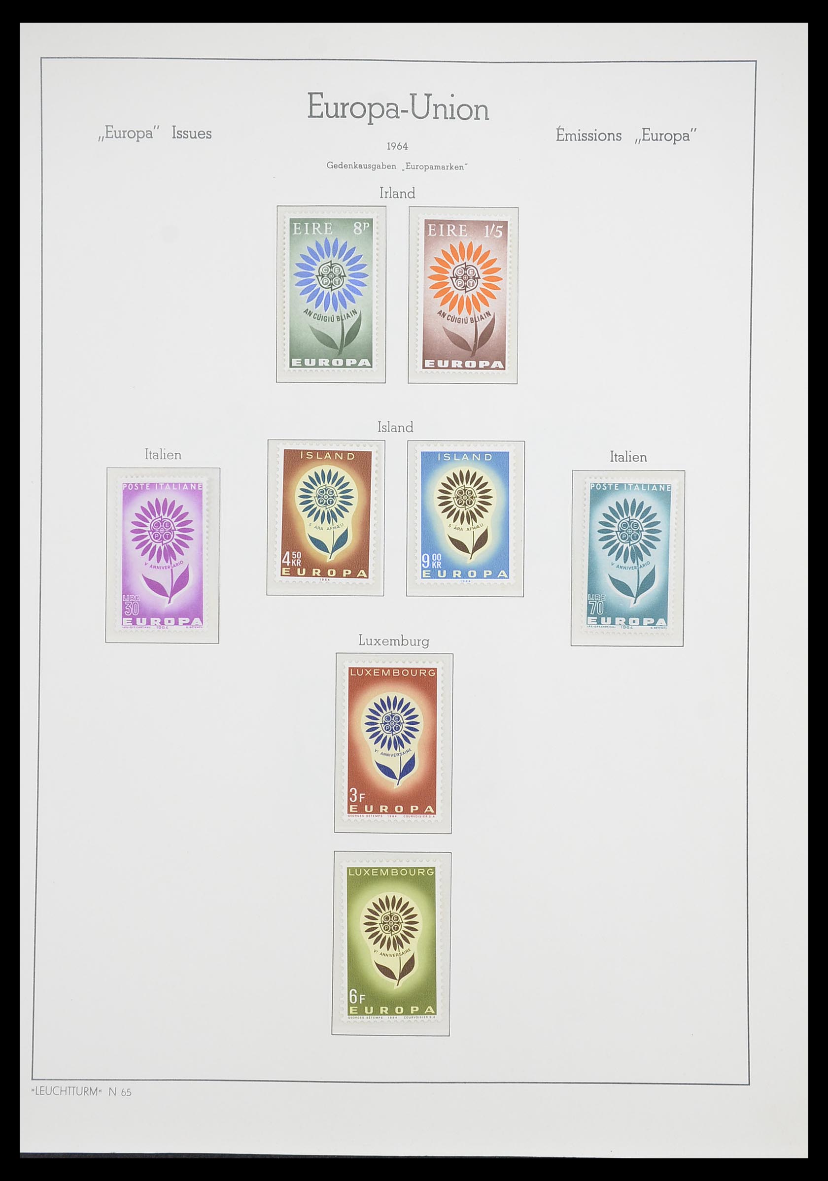 33339 027 - Postzegelverzameling 33339 Europa CEPT 1956-1990.