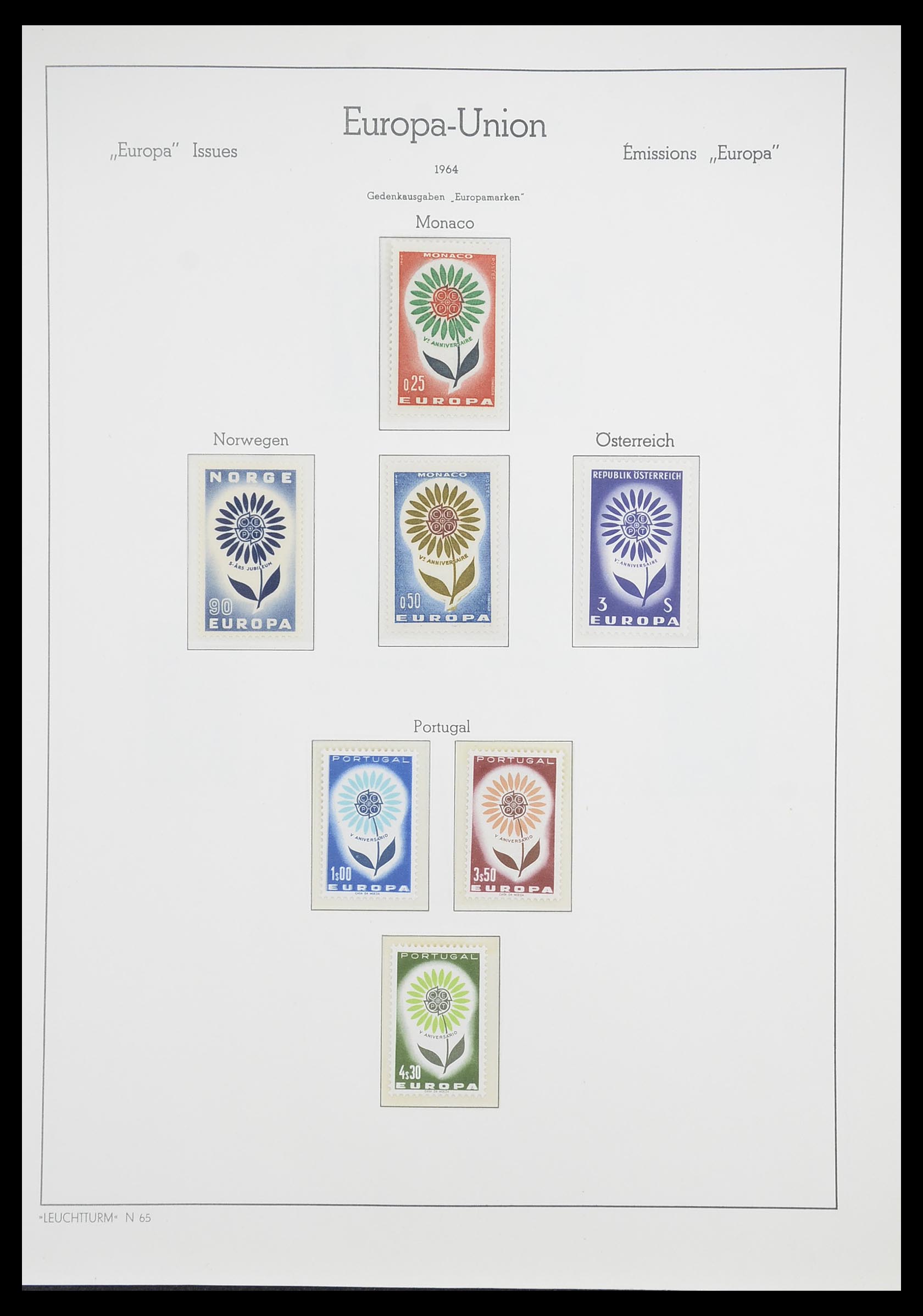 33339 028 - Postzegelverzameling 33339 Europa CEPT 1956-1990.