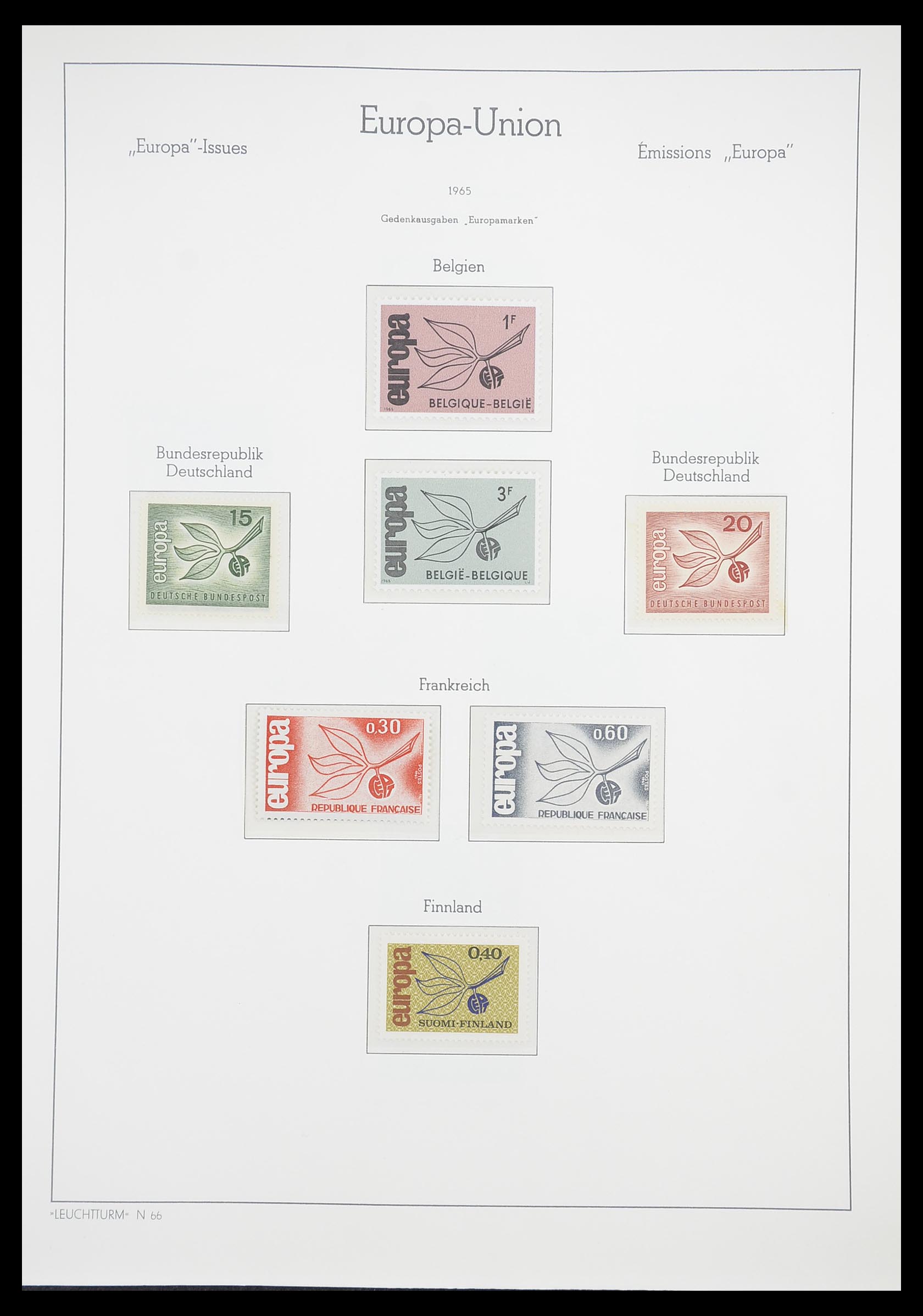 33339 030 - Postzegelverzameling 33339 Europa CEPT 1956-1990.