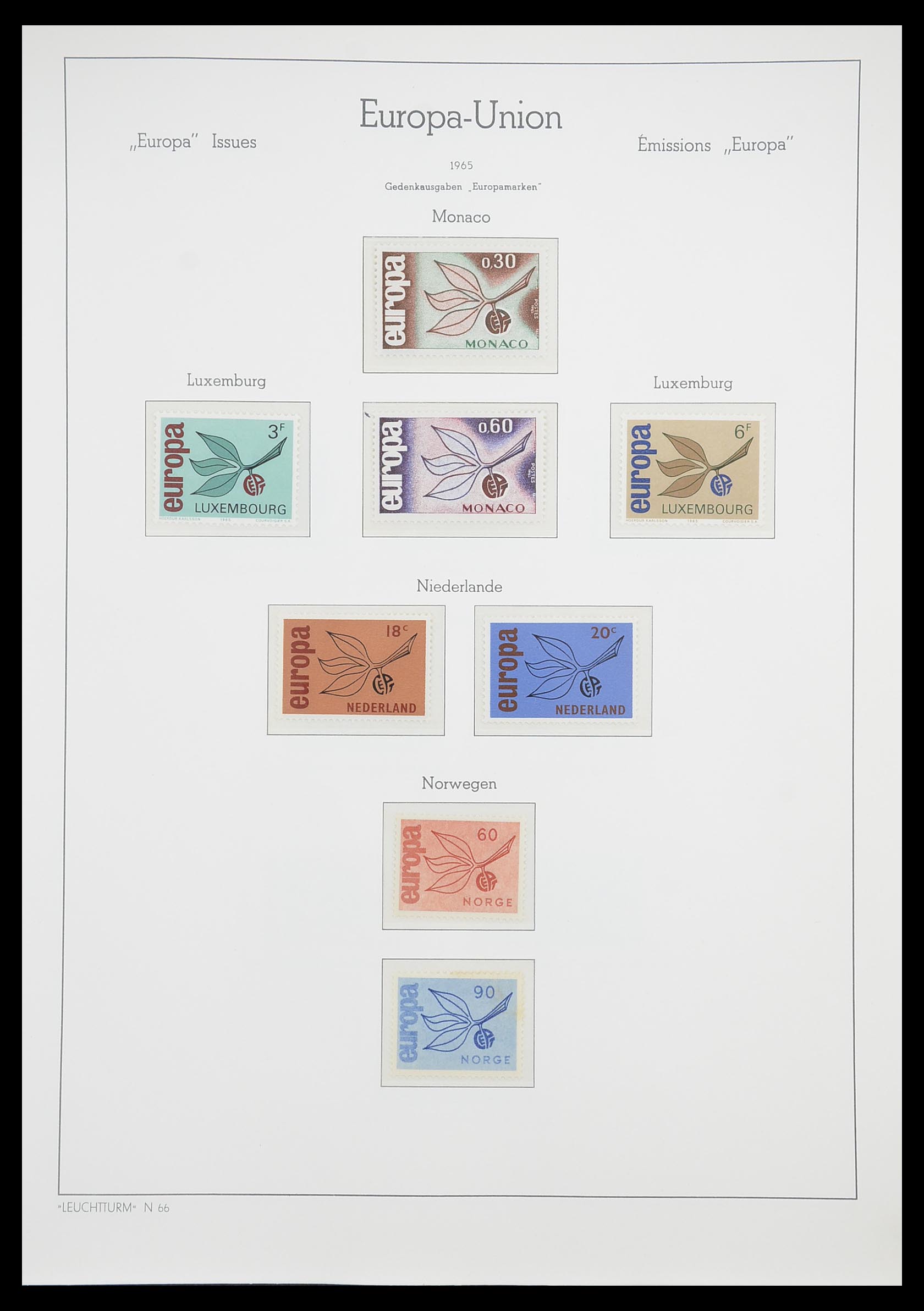 33339 032 - Postzegelverzameling 33339 Europa CEPT 1956-1990.