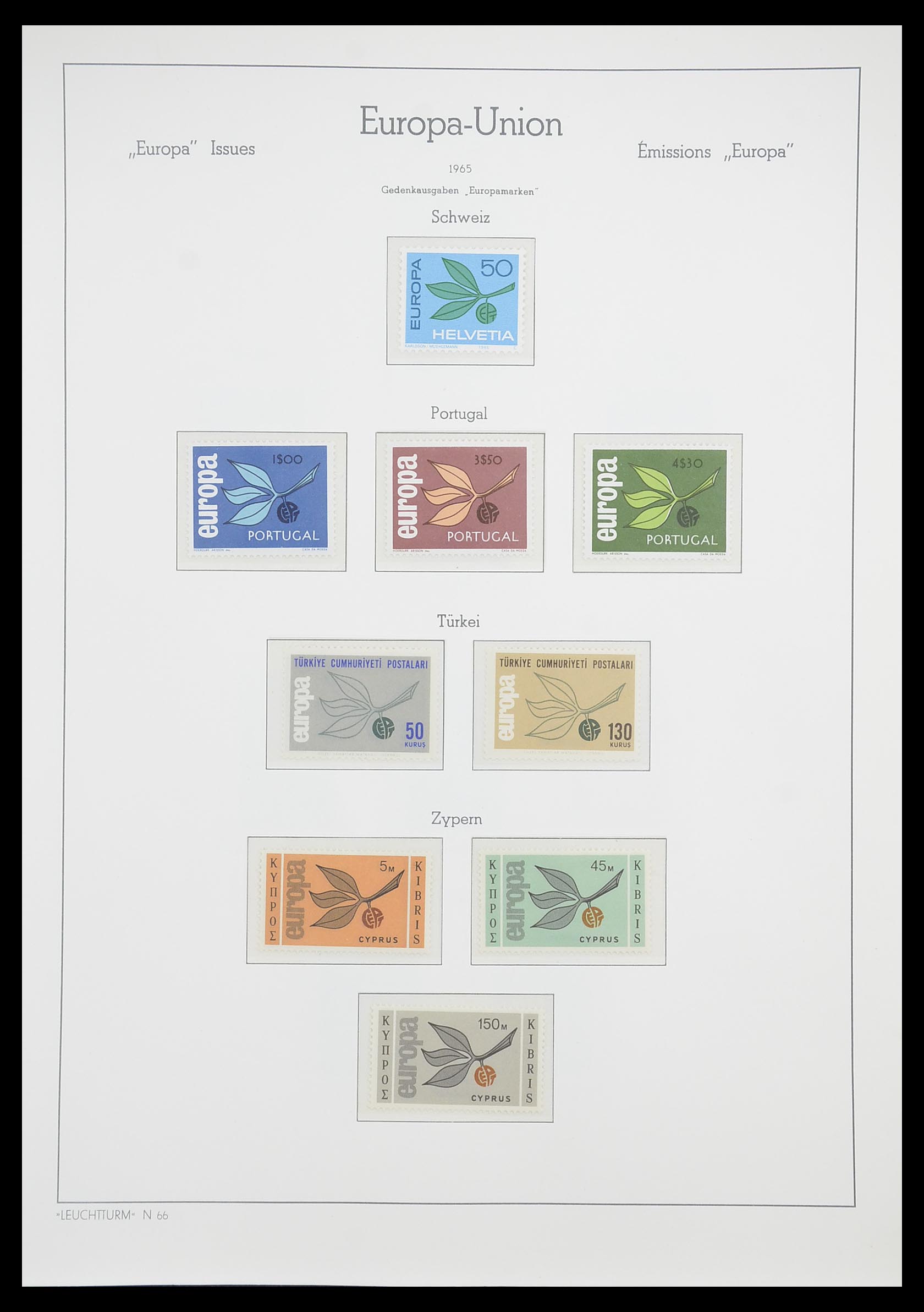 33339 033 - Postzegelverzameling 33339 Europa CEPT 1956-1990.