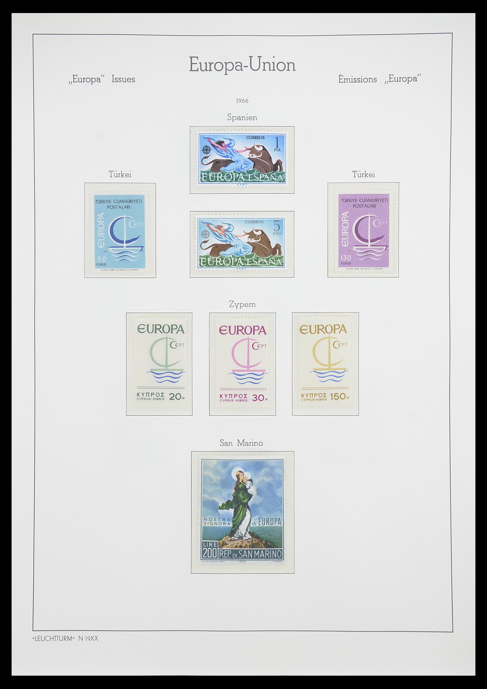 33339 037 - Postzegelverzameling 33339 Europa CEPT 1956-1990.