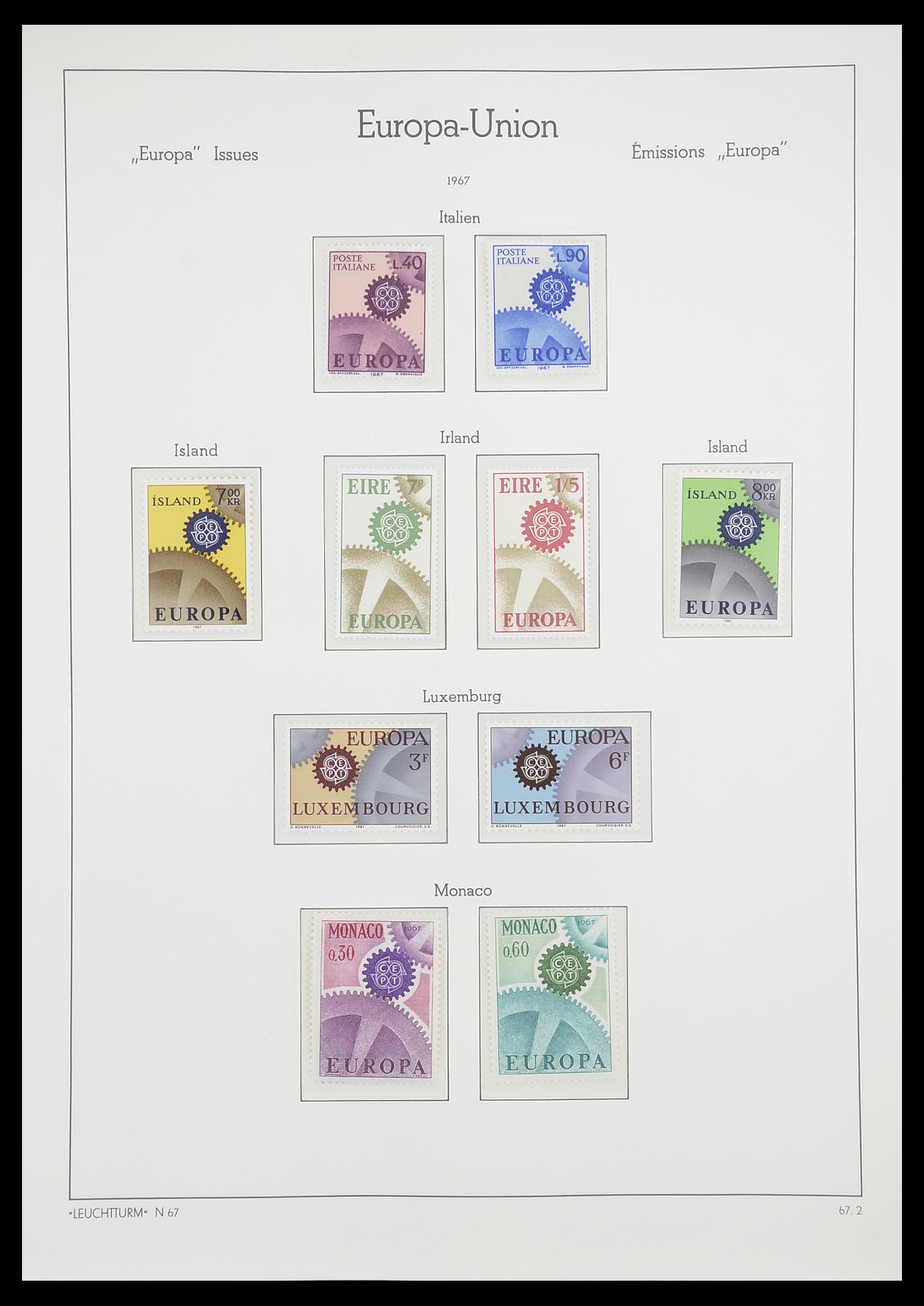 33339 039 - Postzegelverzameling 33339 Europa CEPT 1956-1990.