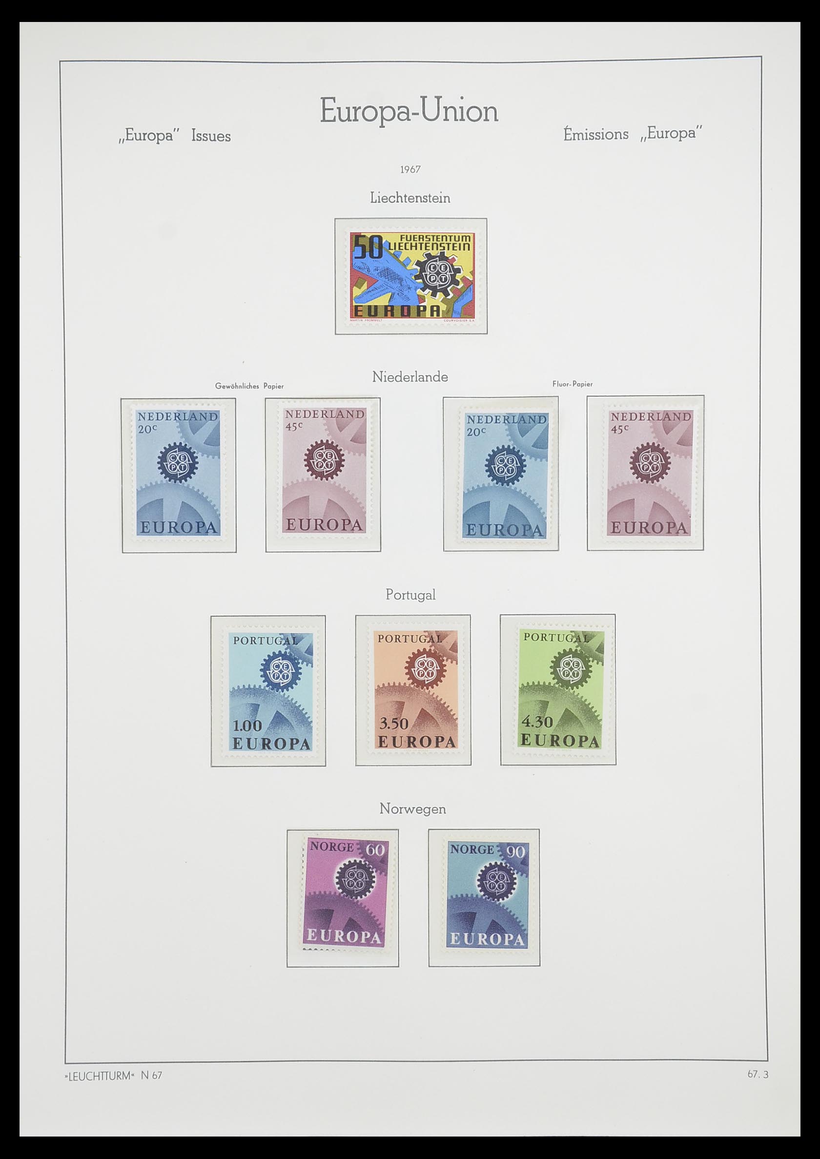 33339 040 - Postzegelverzameling 33339 Europa CEPT 1956-1990.