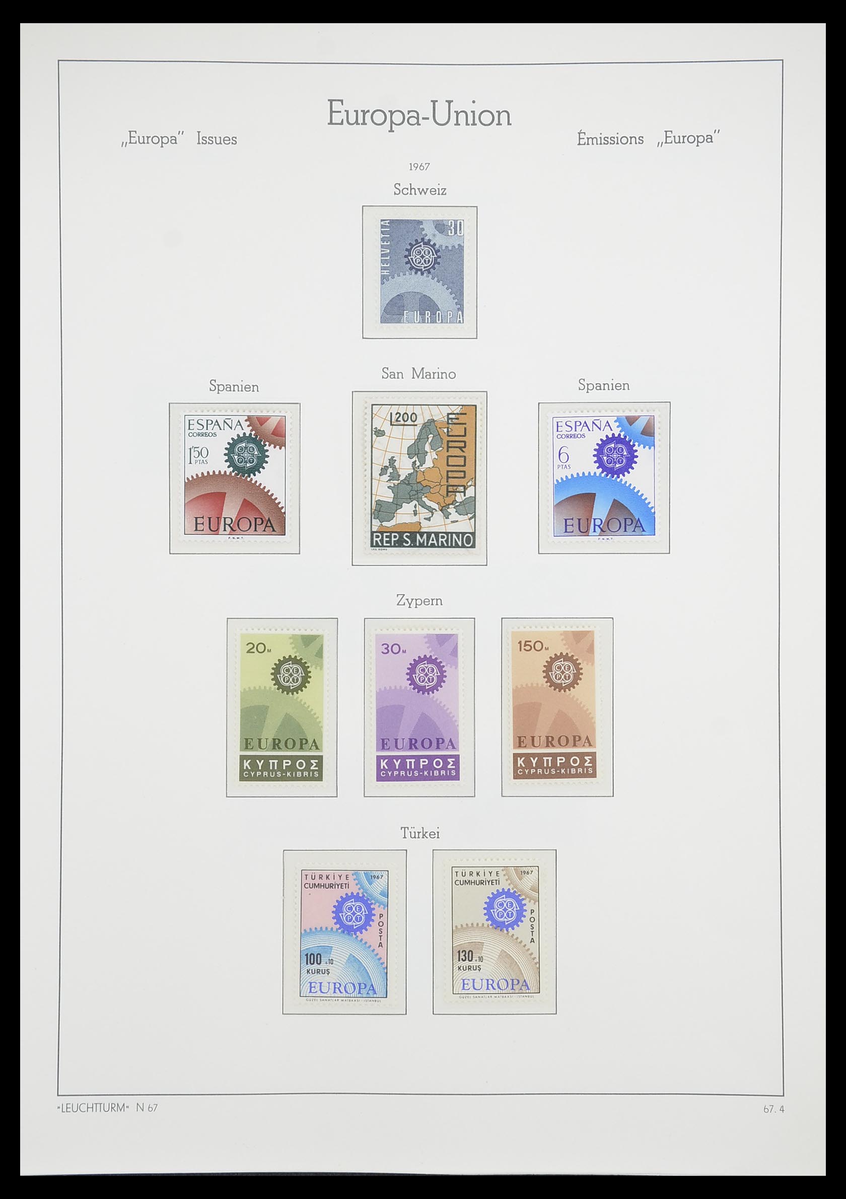 33339 041 - Postzegelverzameling 33339 Europa CEPT 1956-1990.