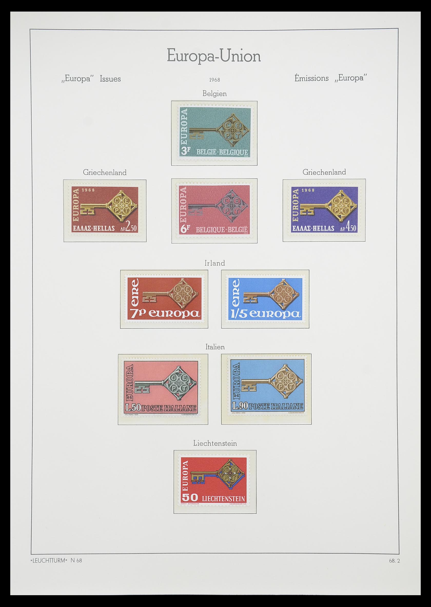 33339 043 - Postzegelverzameling 33339 Europa CEPT 1956-1990.