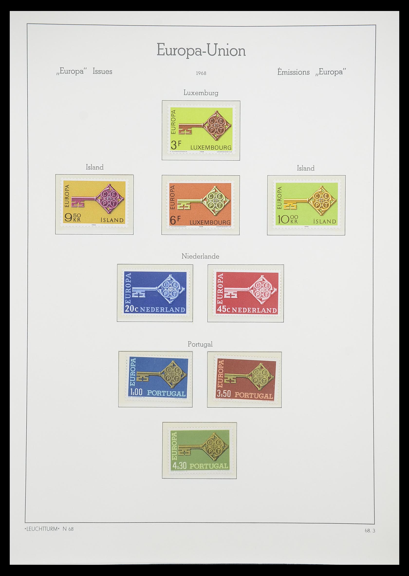 33339 044 - Postzegelverzameling 33339 Europa CEPT 1956-1990.
