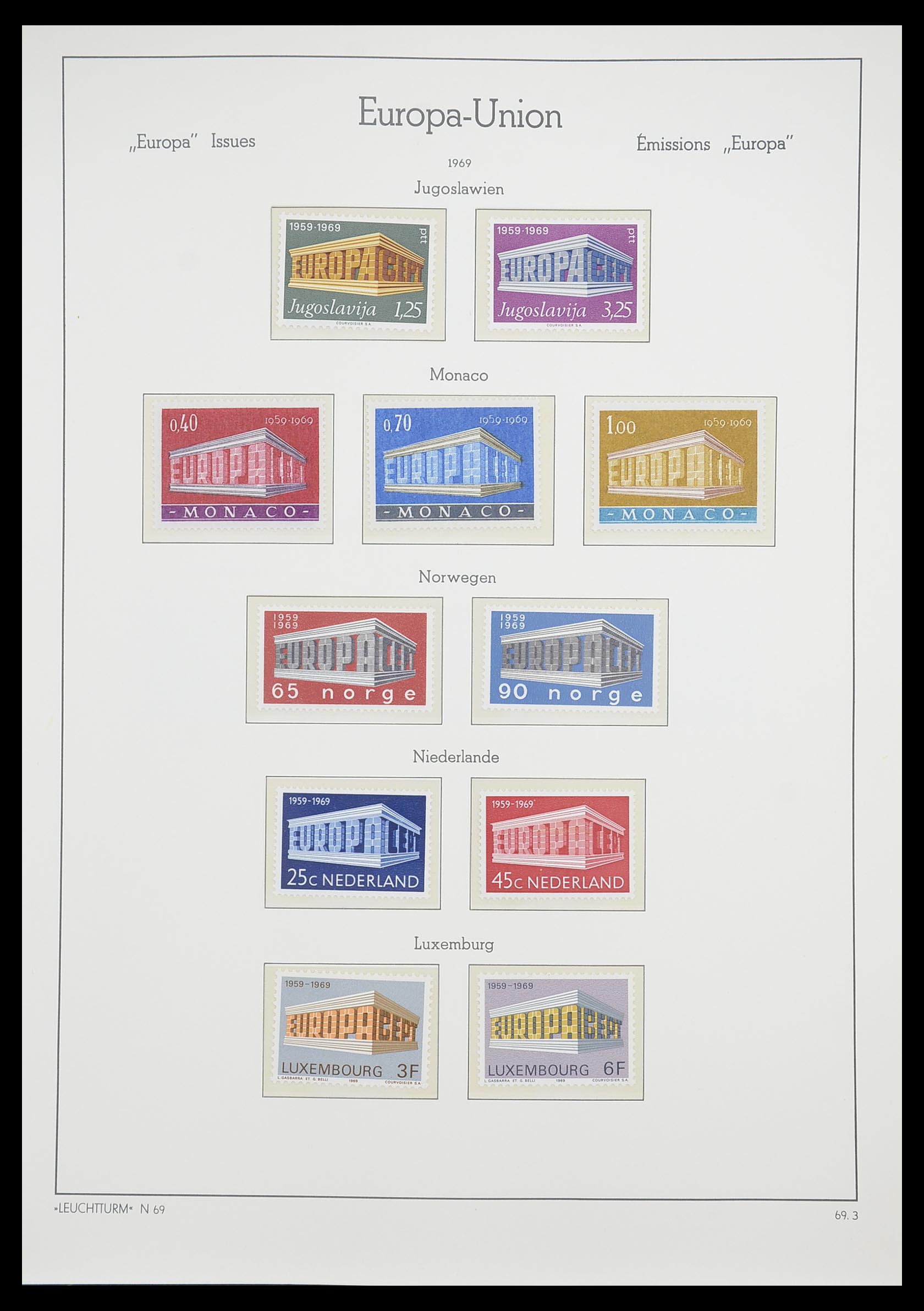 33339 048 - Postzegelverzameling 33339 Europa CEPT 1956-1990.