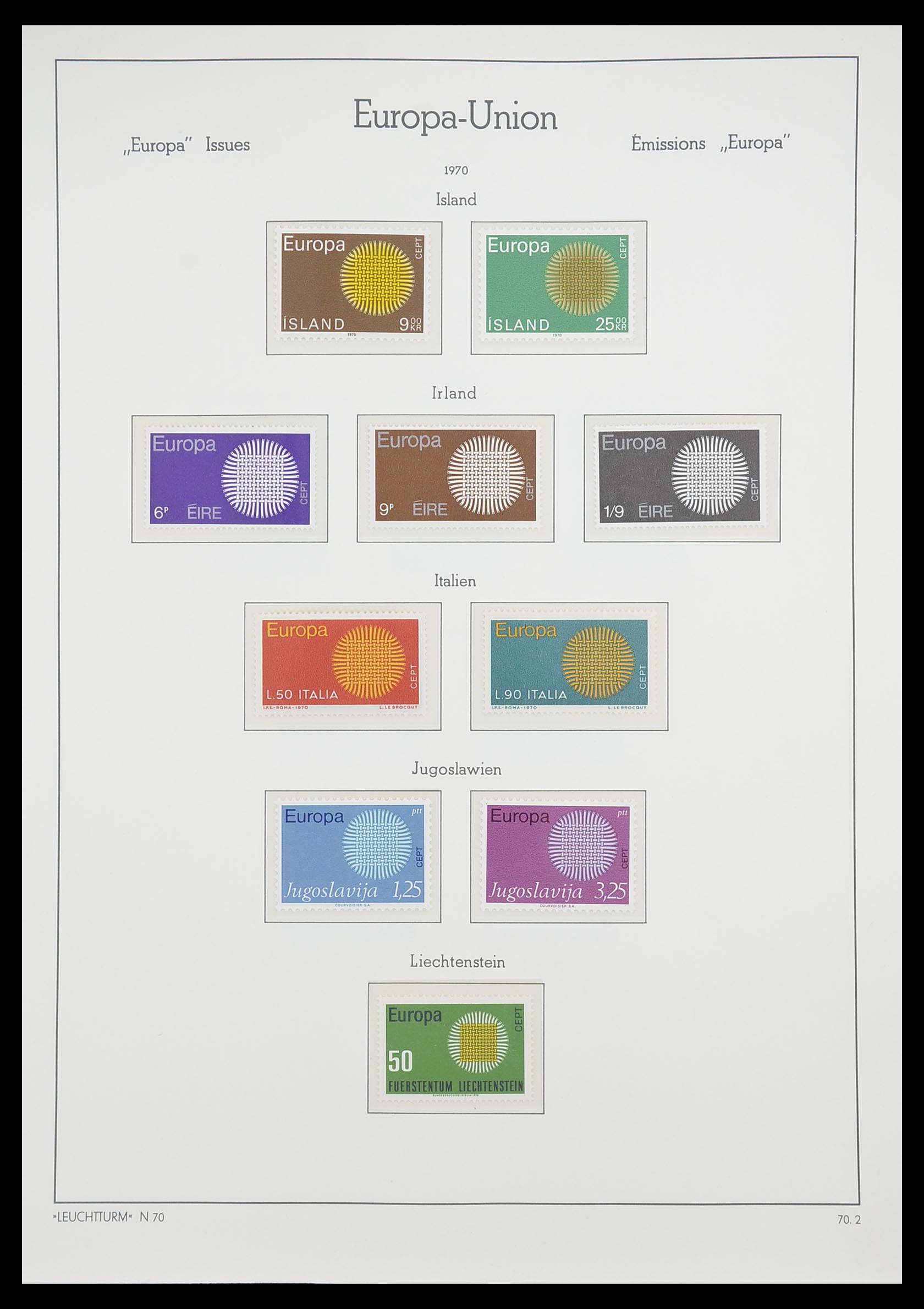 33339 052 - Postzegelverzameling 33339 Europa CEPT 1956-1990.