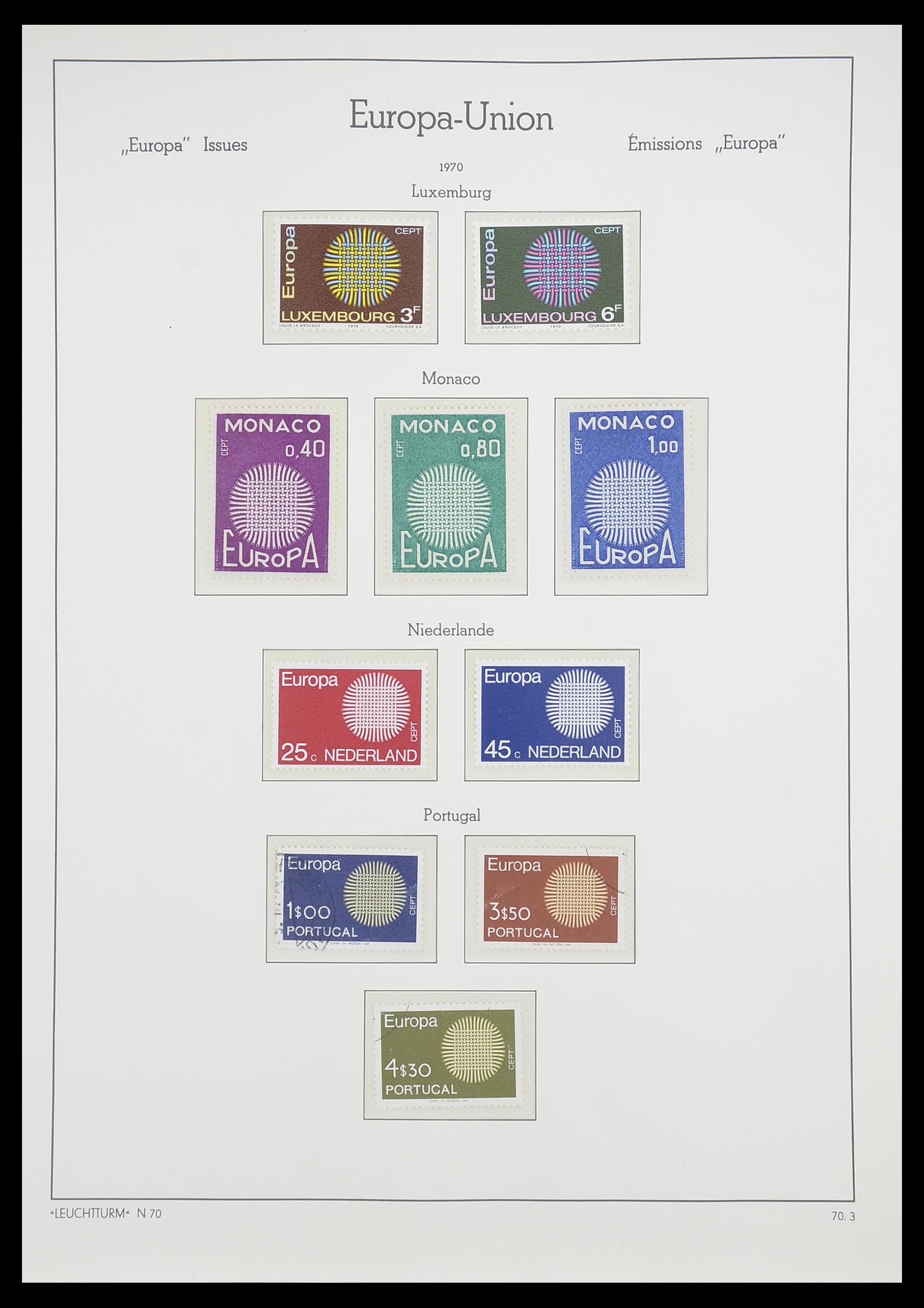 33339 053 - Stamp collection 33339 Europa CEPT 1956-1990.