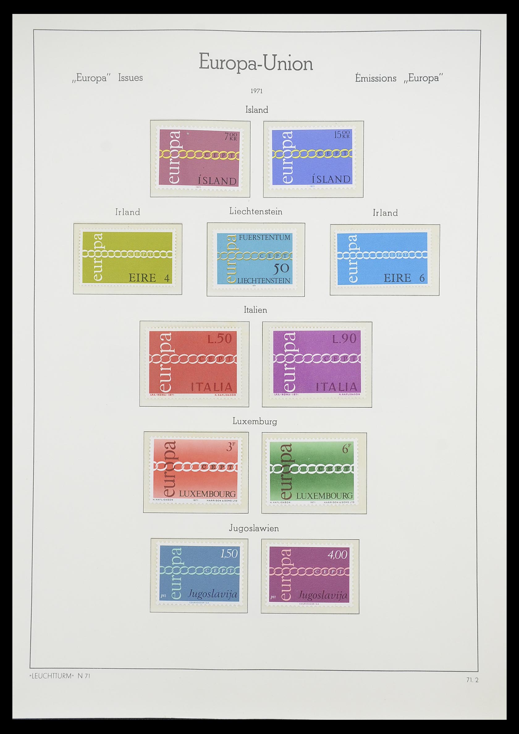 33339 056 - Postzegelverzameling 33339 Europa CEPT 1956-1990.