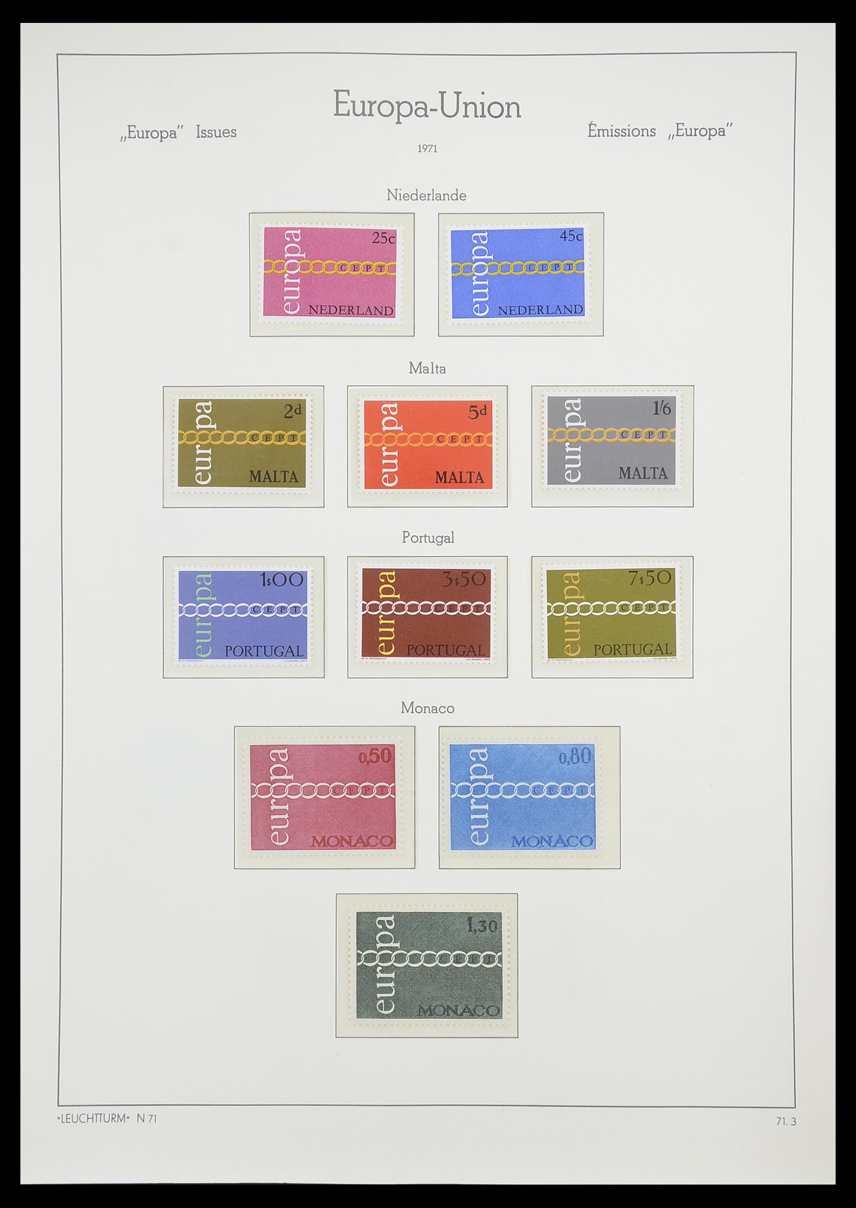 33339 057 - Postzegelverzameling 33339 Europa CEPT 1956-1990.