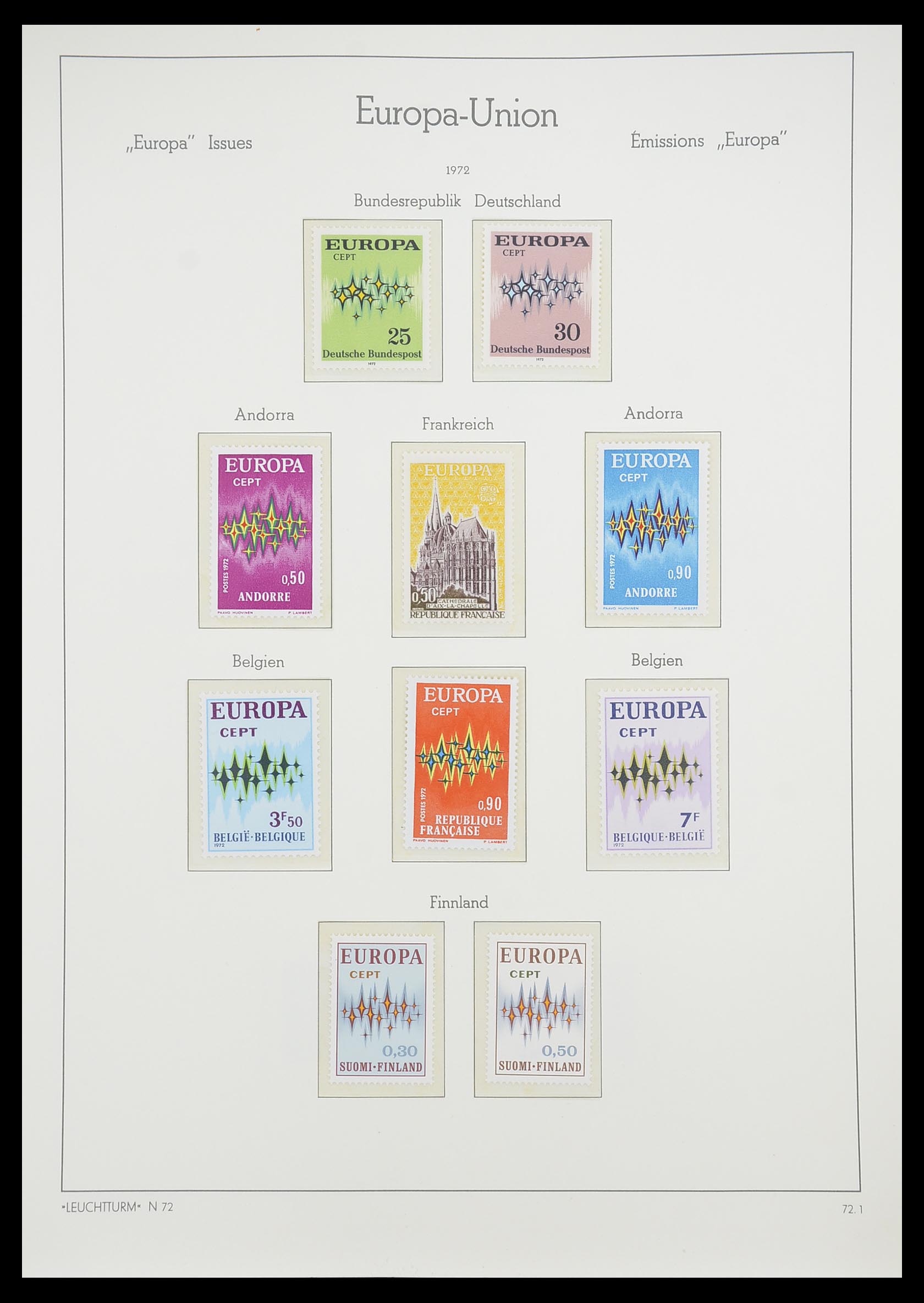 33339 059 - Postzegelverzameling 33339 Europa CEPT 1956-1990.