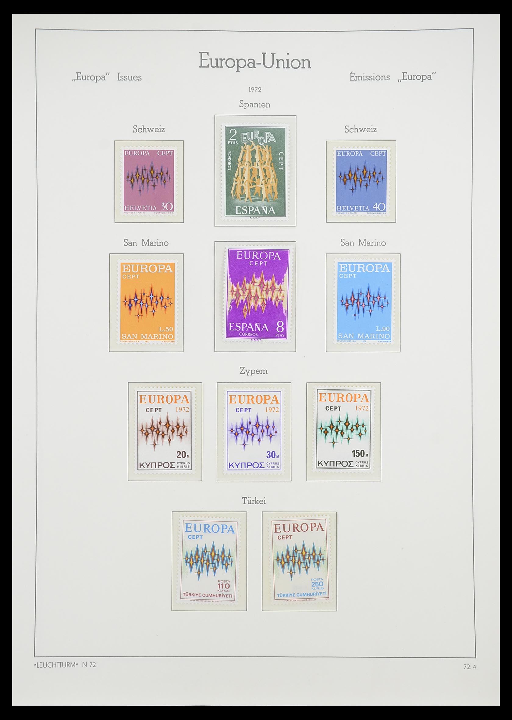 33339 062 - Postzegelverzameling 33339 Europa CEPT 1956-1990.