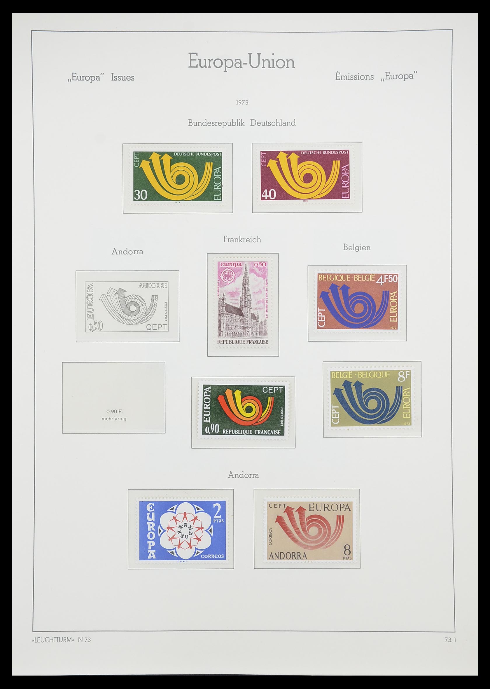 33339 064 - Postzegelverzameling 33339 Europa CEPT 1956-1990.