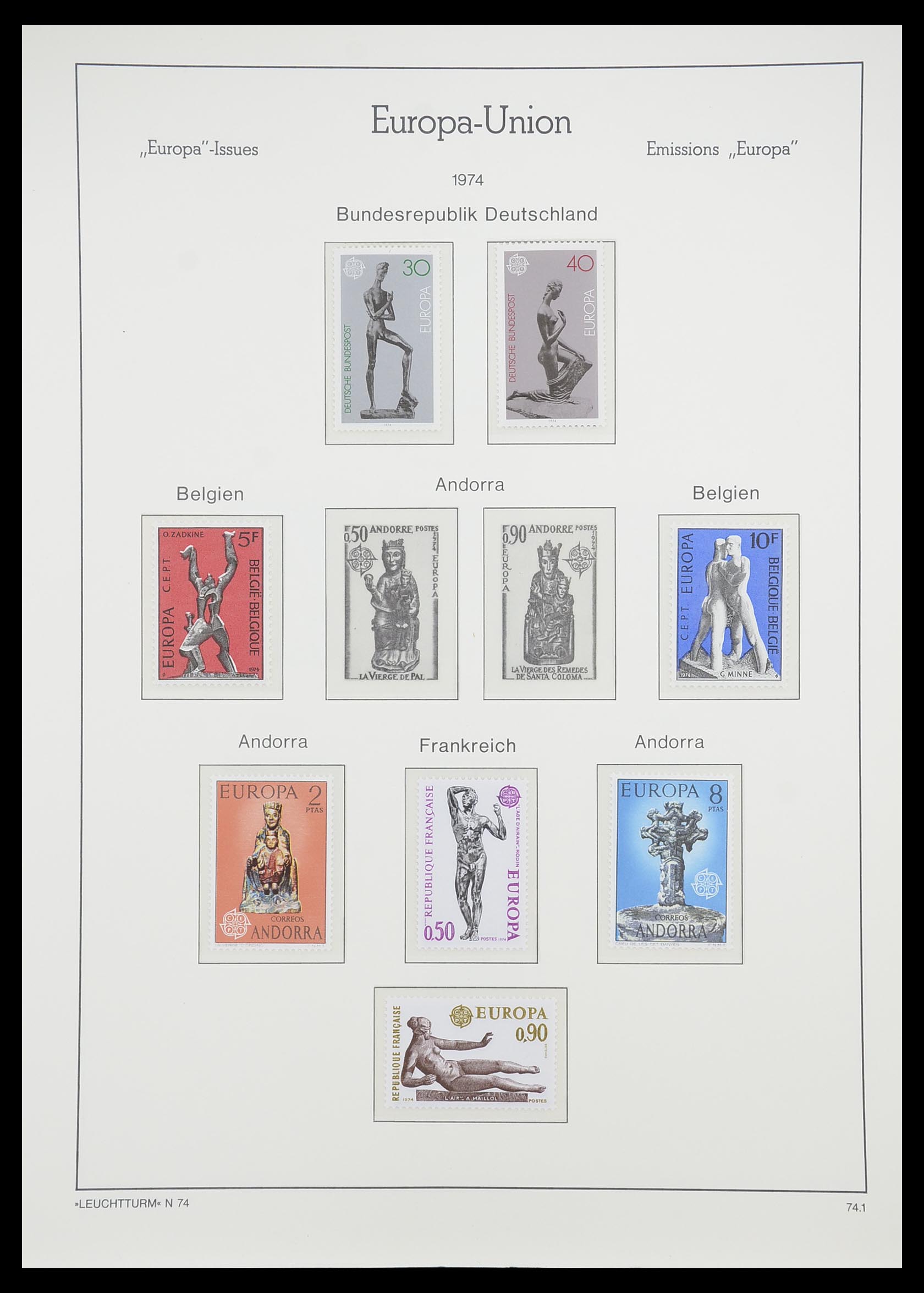 33339 069 - Postzegelverzameling 33339 Europa CEPT 1956-1990.