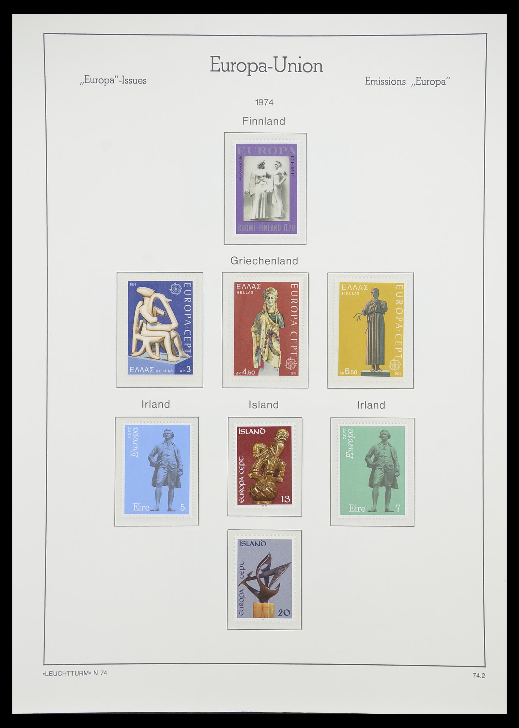 33339 070 - Postzegelverzameling 33339 Europa CEPT 1956-1990.