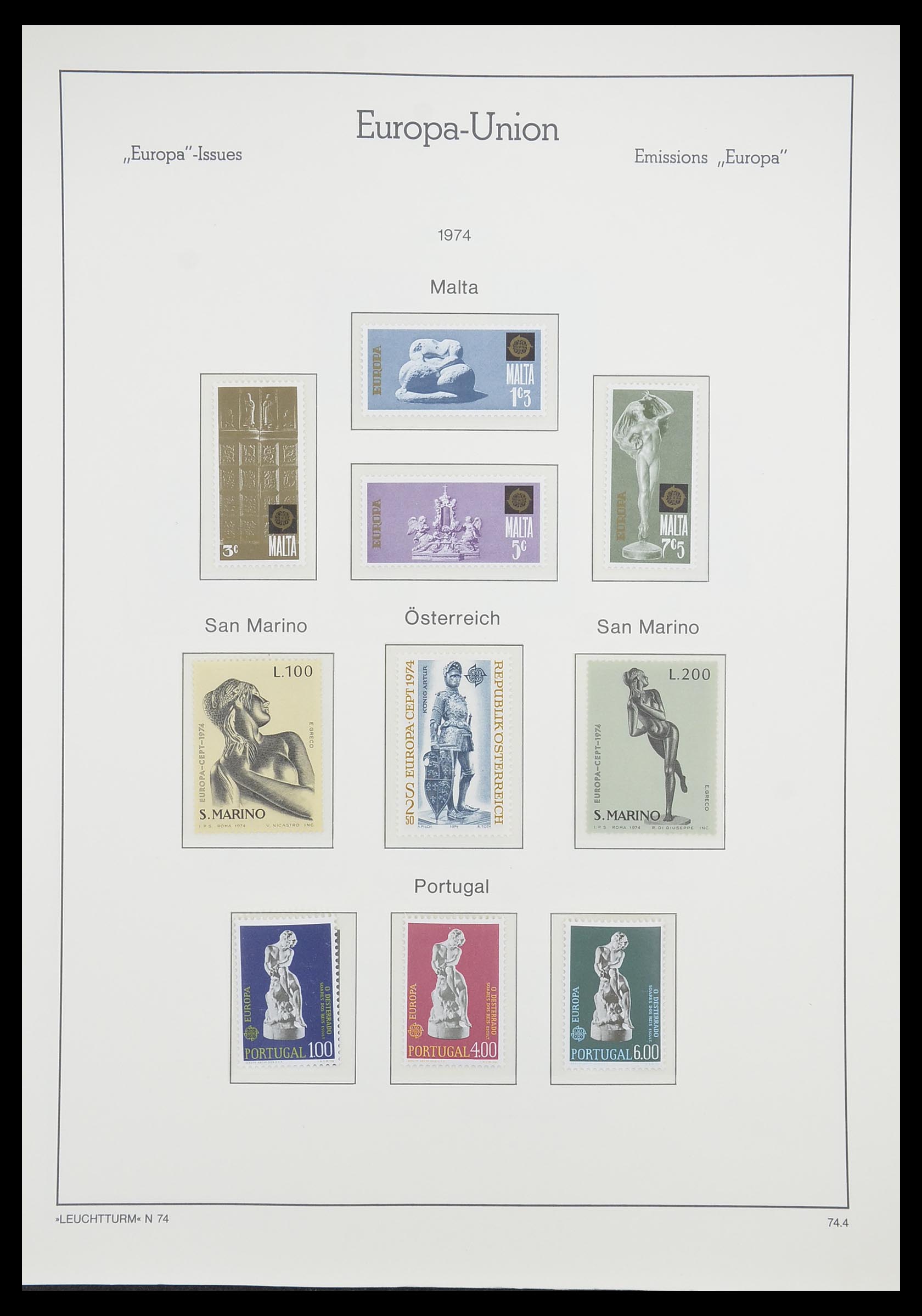 33339 072 - Postzegelverzameling 33339 Europa CEPT 1956-1990.