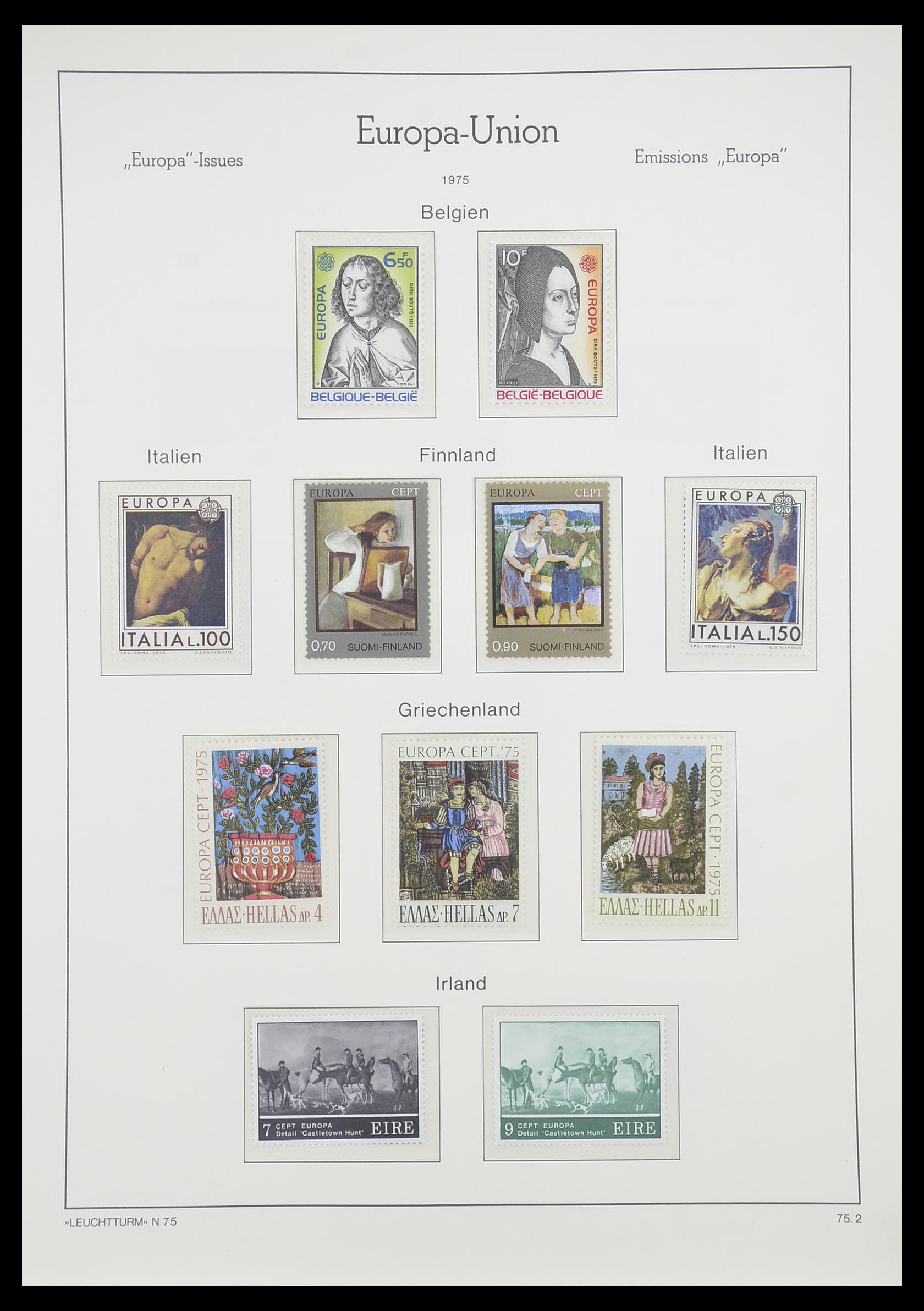 33339 075 - Postzegelverzameling 33339 Europa CEPT 1956-1990.