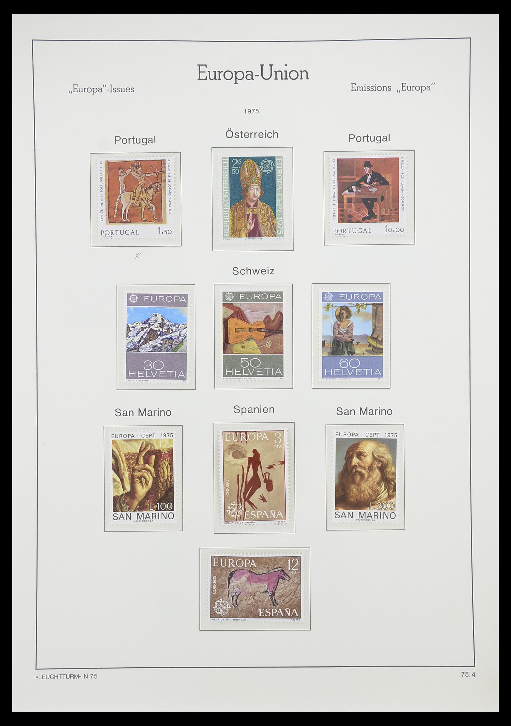 33339 077 - Stamp collection 33339 Europa CEPT 1956-1990.