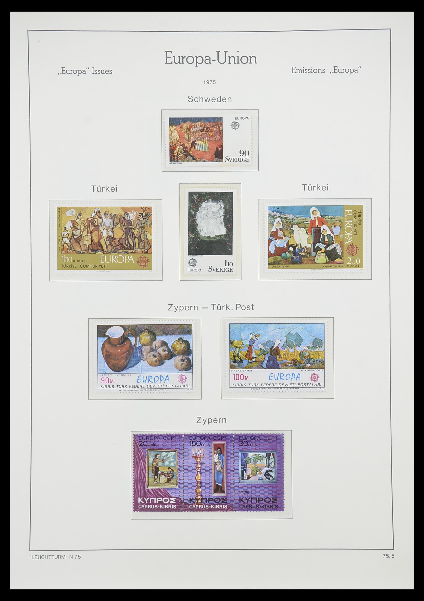 33339 078 - Postzegelverzameling 33339 Europa CEPT 1956-1990.