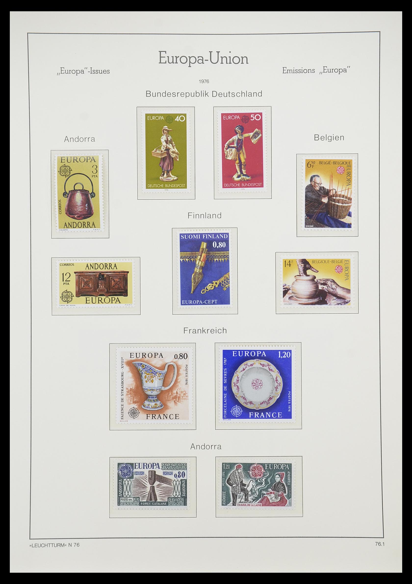 33339 079 - Postzegelverzameling 33339 Europa CEPT 1956-1990.