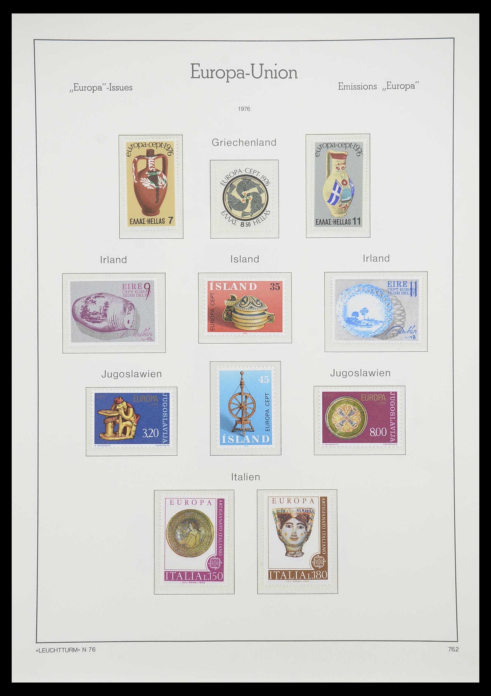 33339 080 - Postzegelverzameling 33339 Europa CEPT 1956-1990.