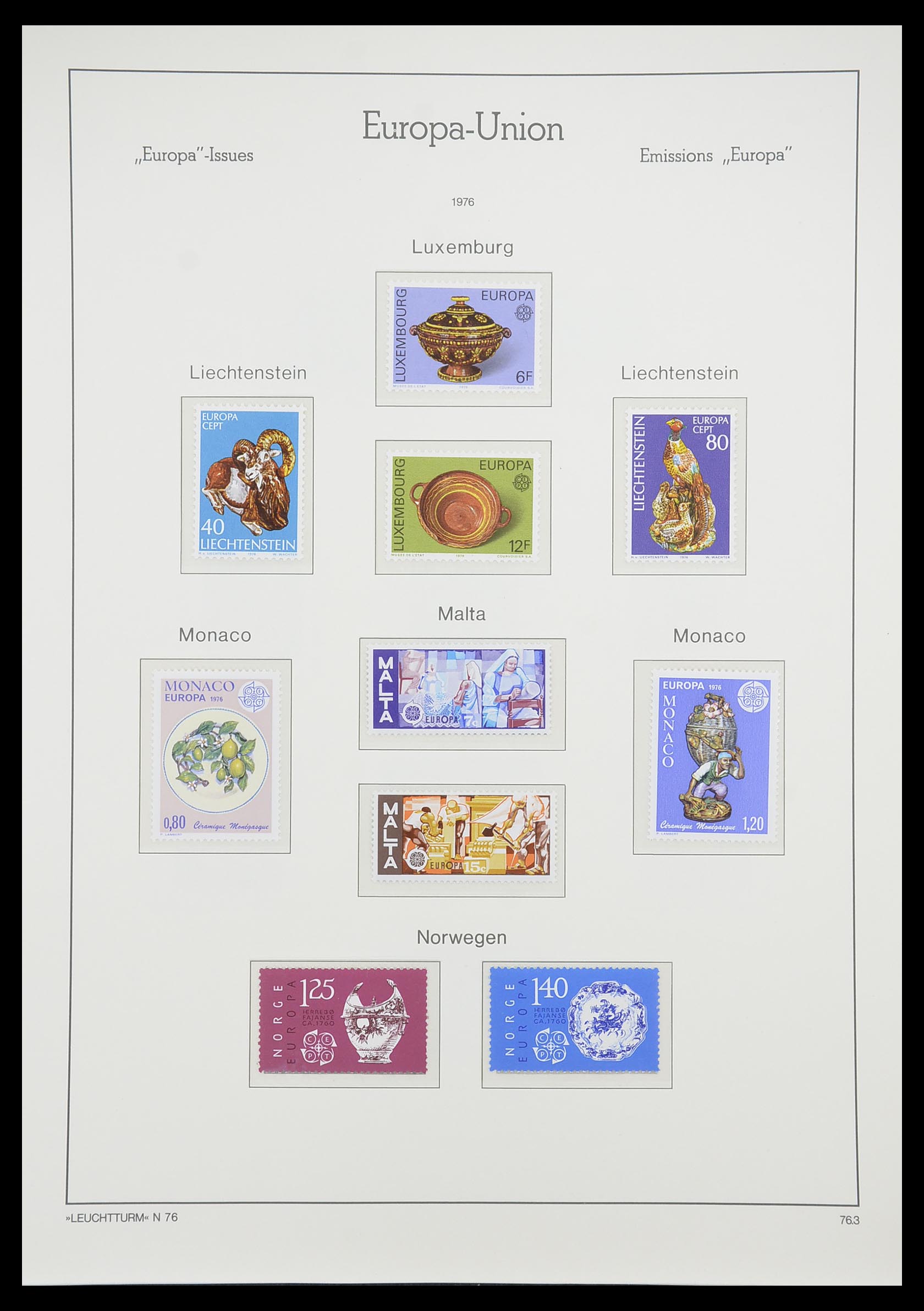 33339 081 - Postzegelverzameling 33339 Europa CEPT 1956-1990.