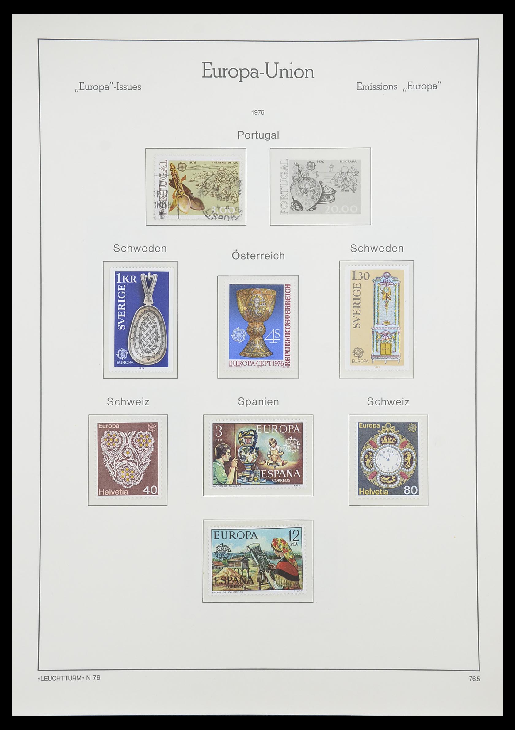 33339 082 - Postzegelverzameling 33339 Europa CEPT 1956-1990.