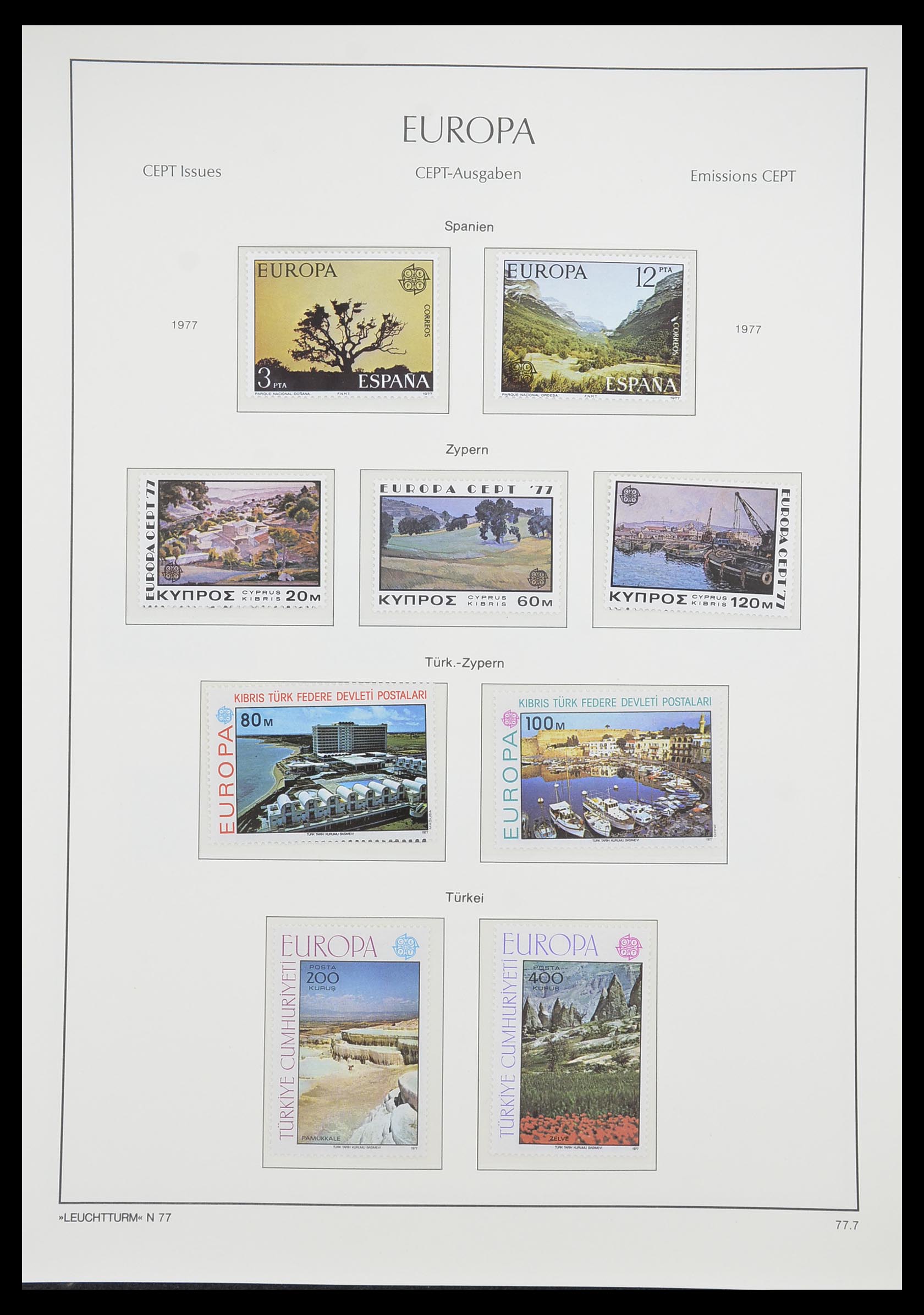33339 089 - Postzegelverzameling 33339 Europa CEPT 1956-1990.