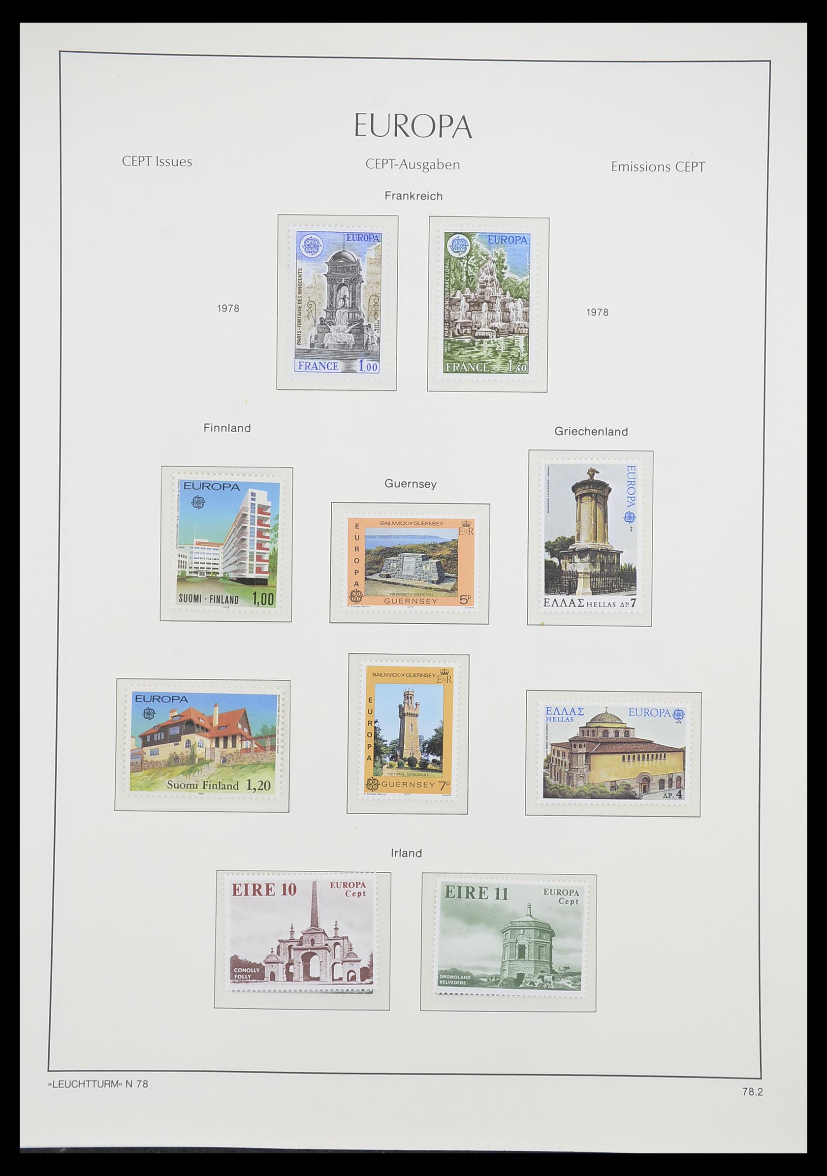 33339 091 - Postzegelverzameling 33339 Europa CEPT 1956-1990.