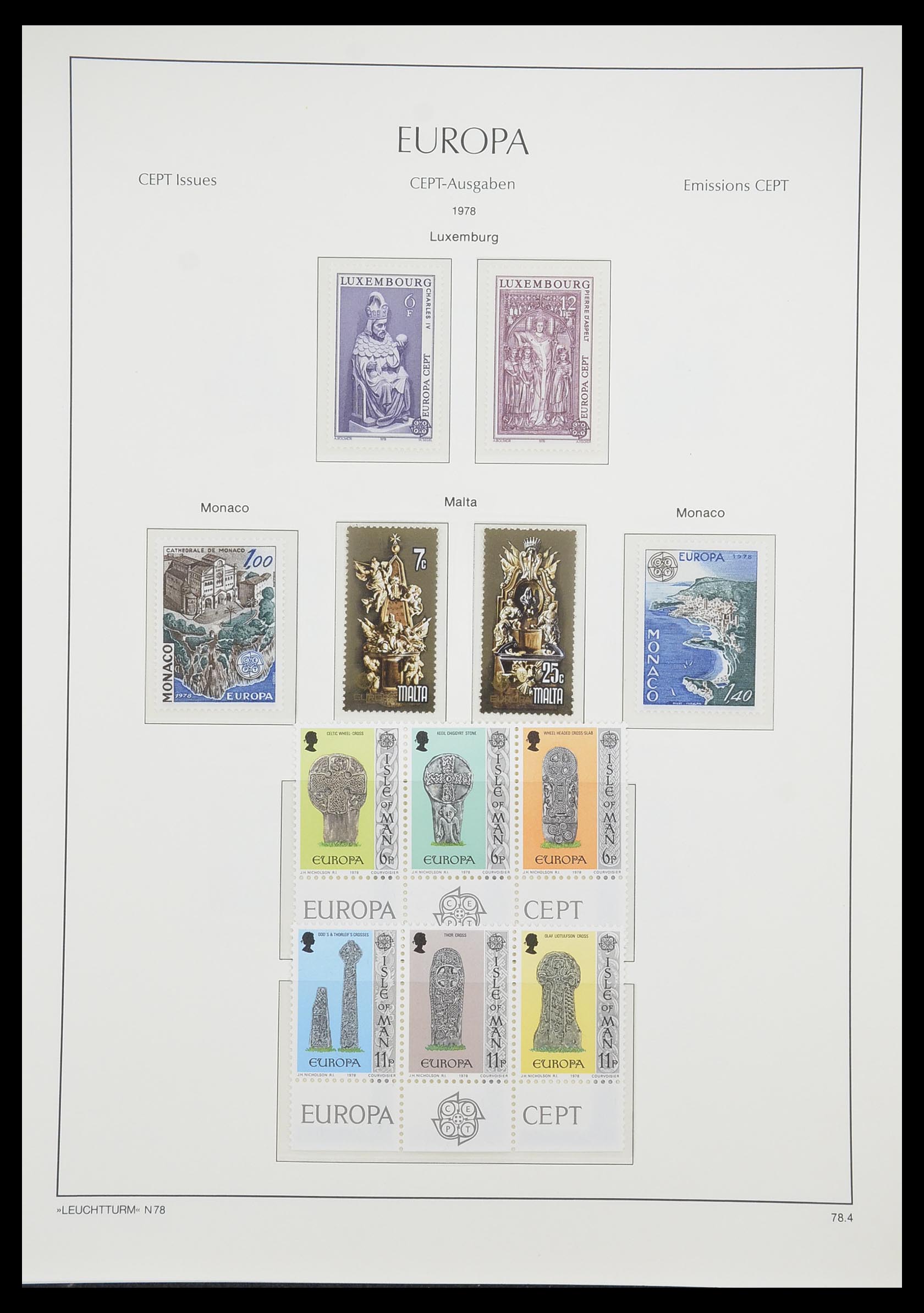 33339 093 - Stamp collection 33339 Europa CEPT 1956-1990.
