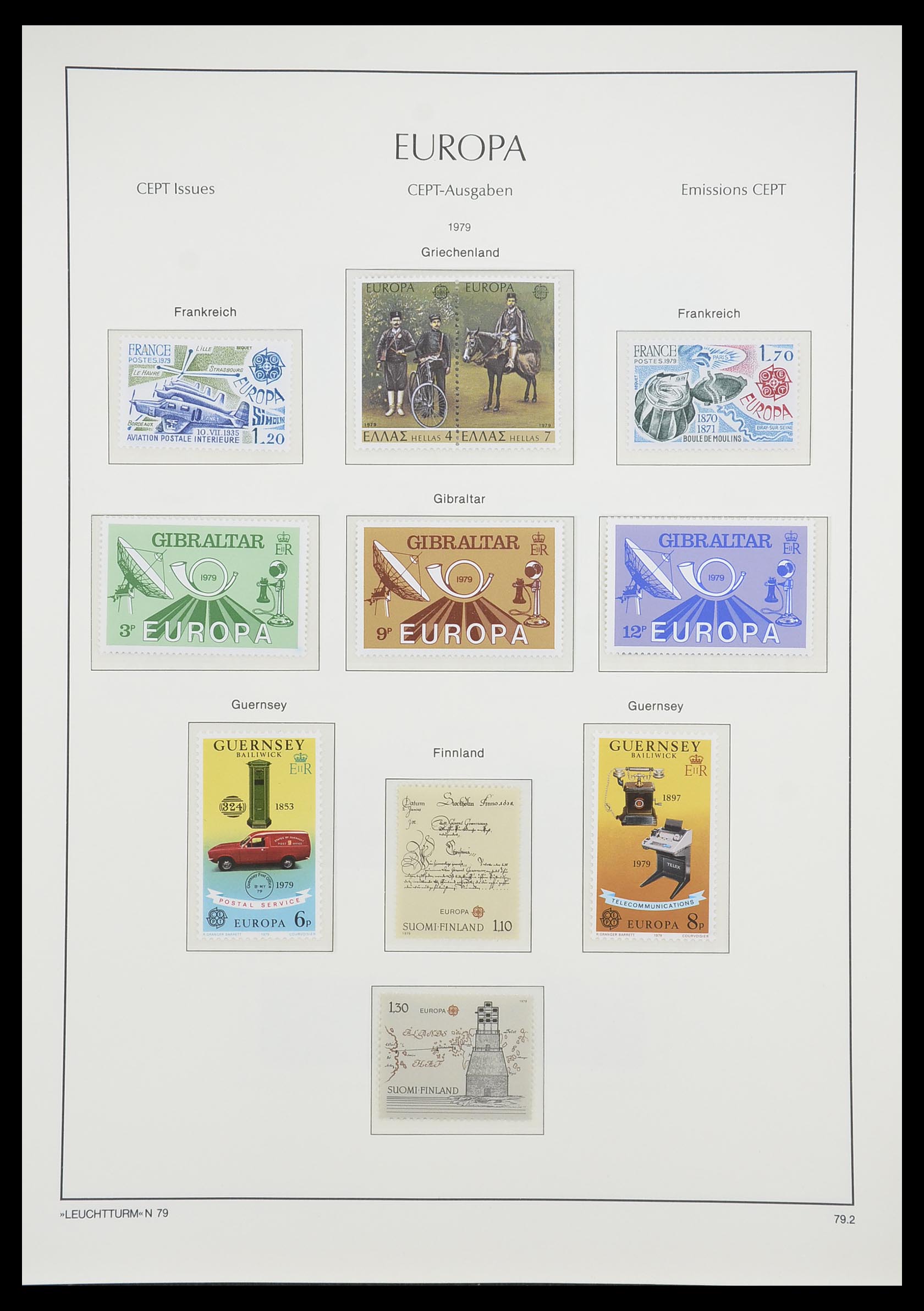 33339 097 - Stamp collection 33339 Europa CEPT 1956-1990.