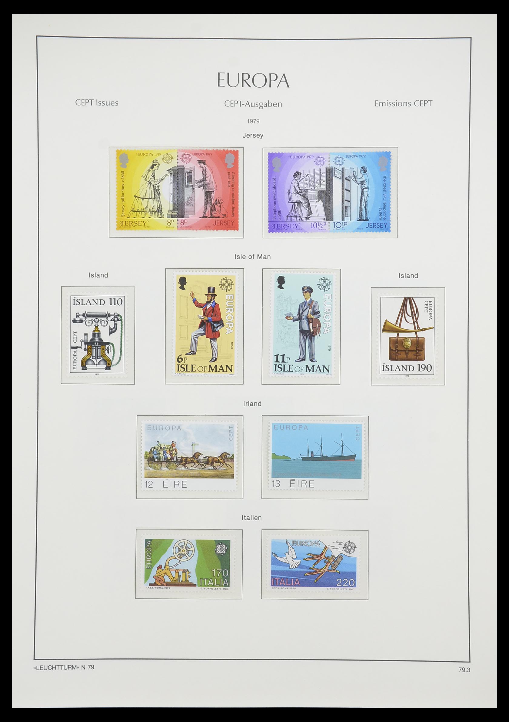 33339 098 - Stamp collection 33339 Europa CEPT 1956-1990.