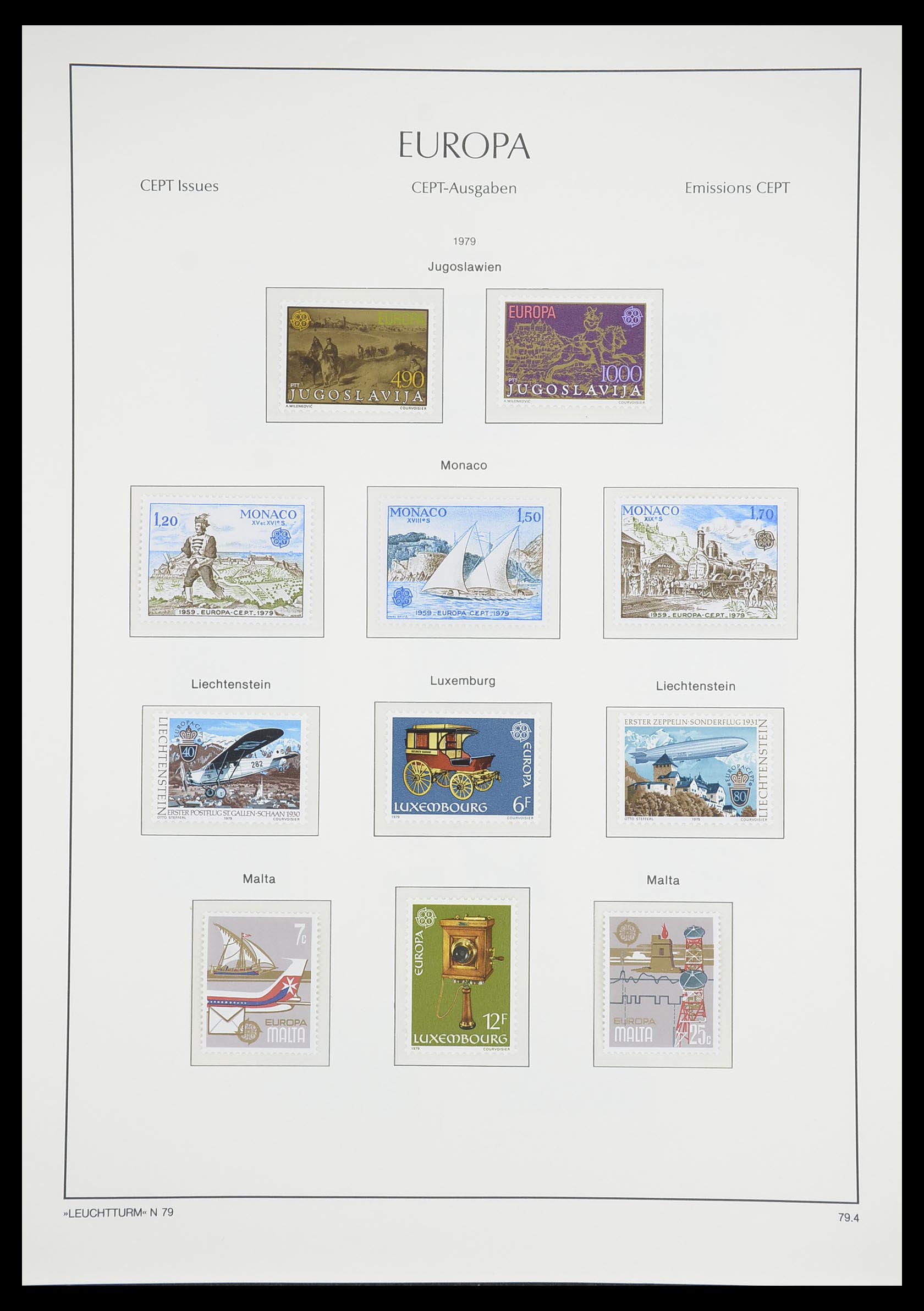 33339 099 - Postzegelverzameling 33339 Europa CEPT 1956-1990.