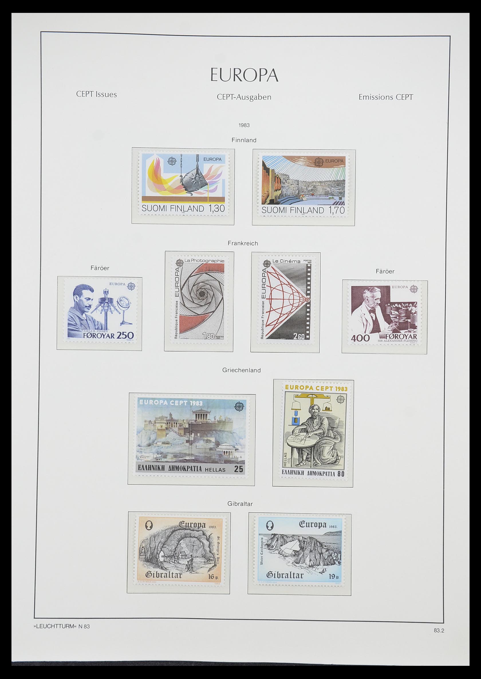 33339 121 - Stamp collection 33339 Europa CEPT 1956-1990.