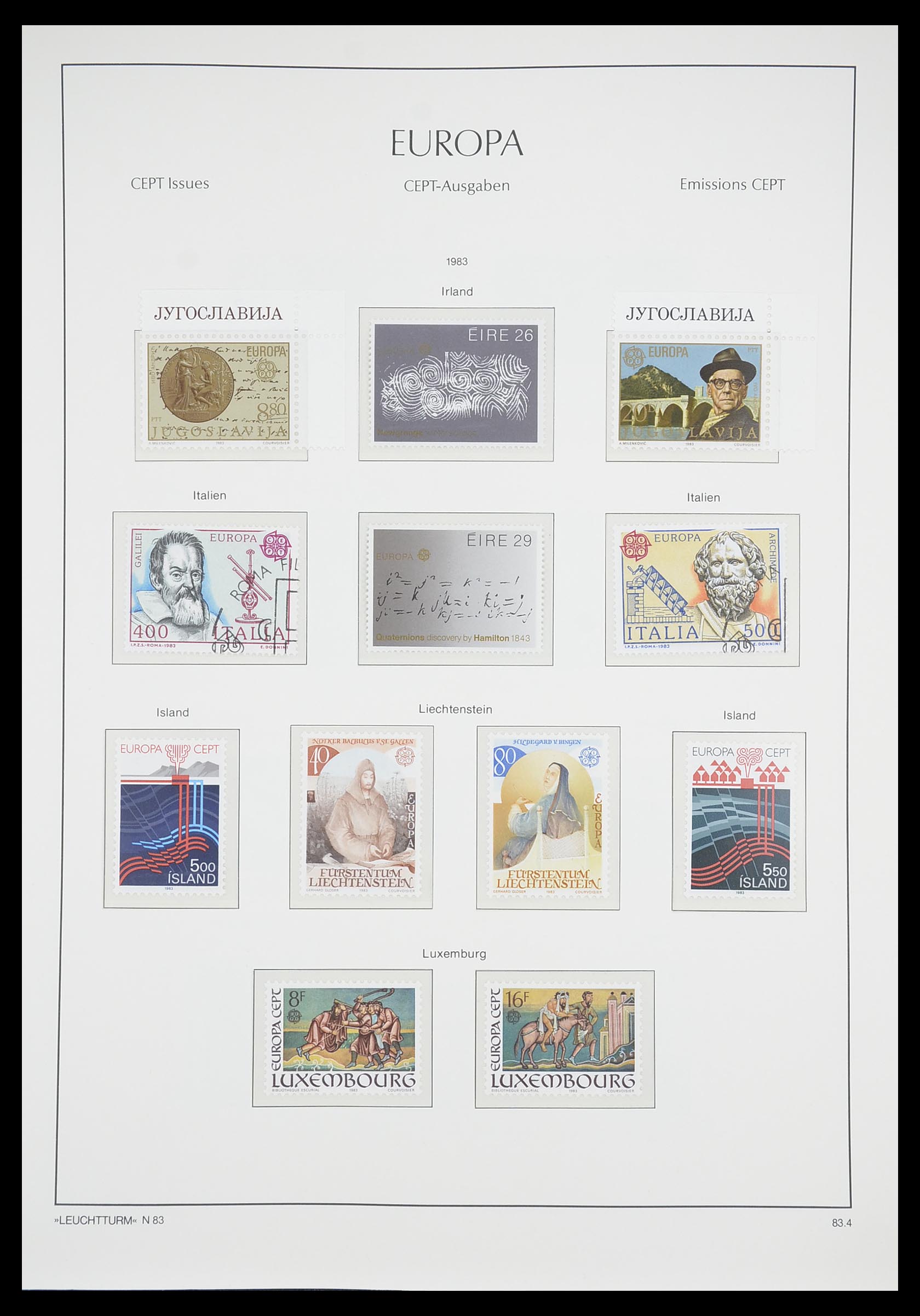 33339 123 - Stamp collection 33339 Europa CEPT 1956-1990.