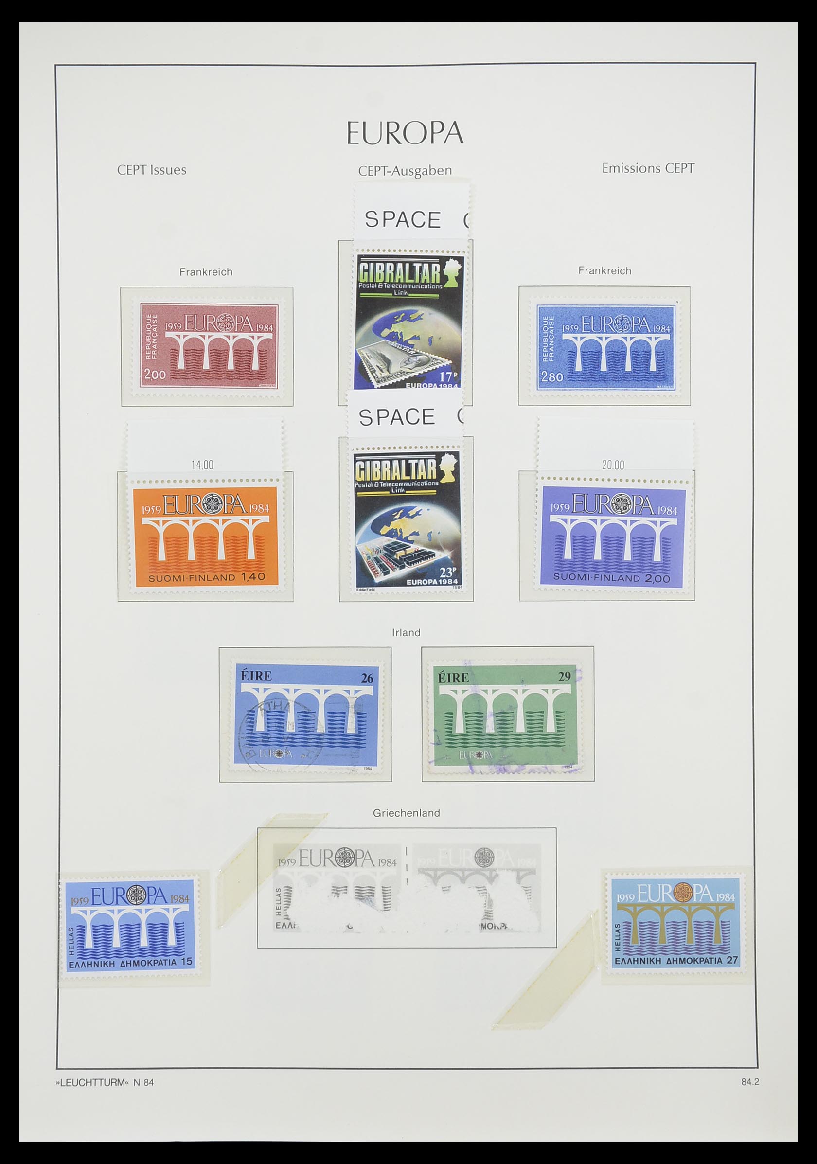 33339 127 - Stamp collection 33339 Europa CEPT 1956-1990.