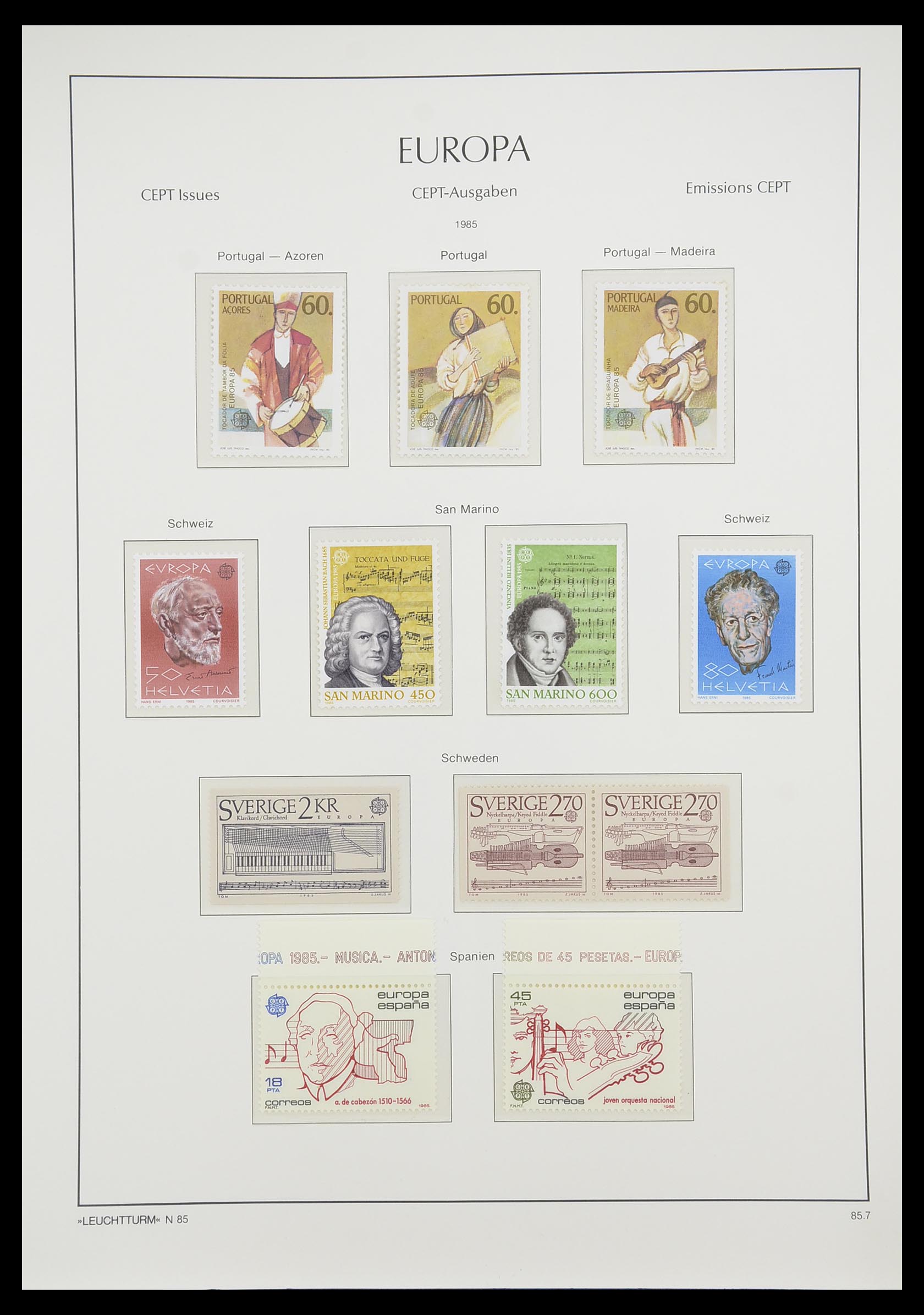 33339 137 - Stamp collection 33339 Europa CEPT 1956-1990.