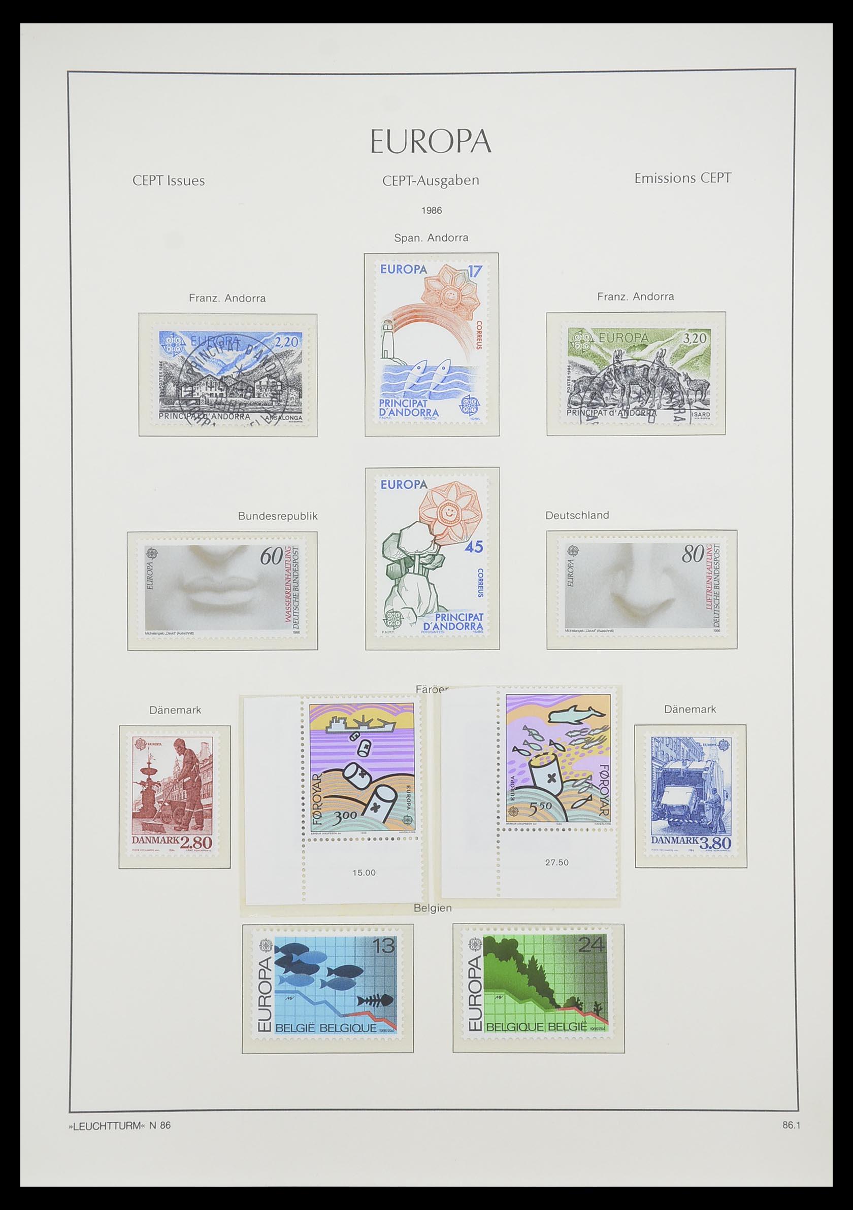 33339 139 - Stamp collection 33339 Europa CEPT 1956-1990.