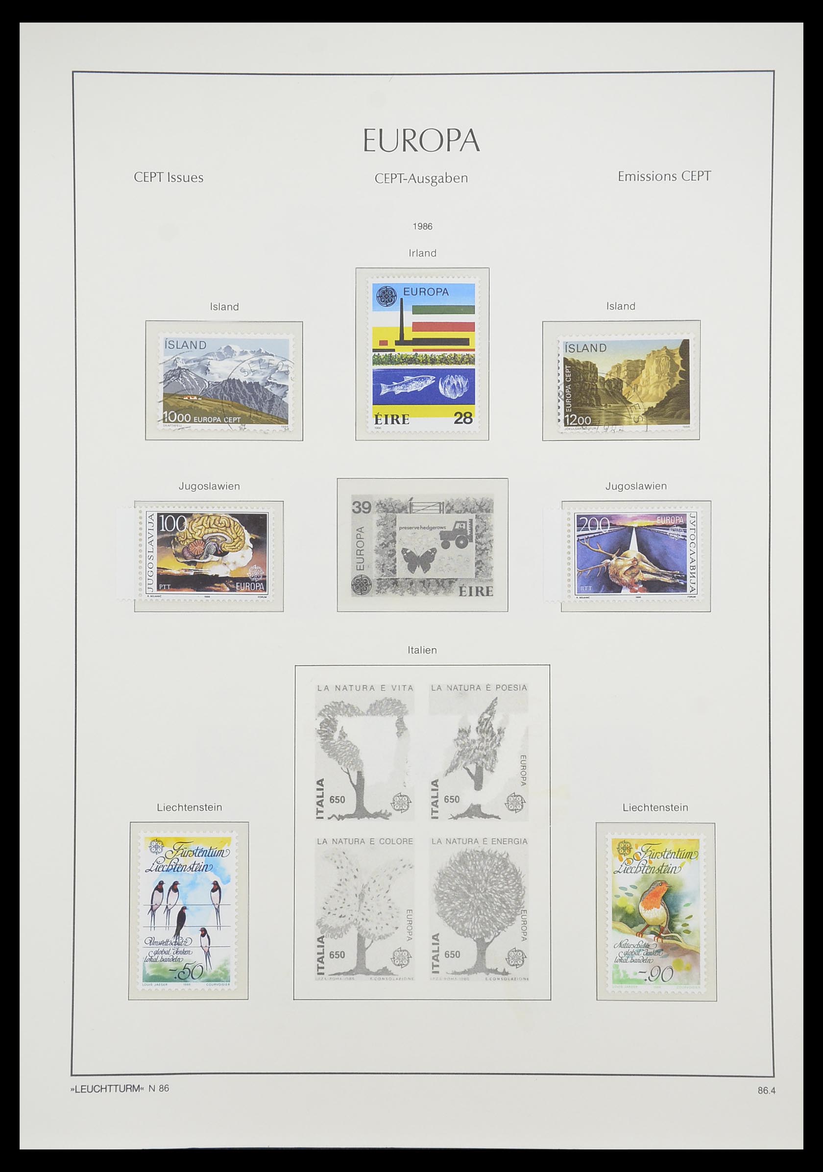 33339 142 - Postzegelverzameling 33339 Europa CEPT 1956-1990.