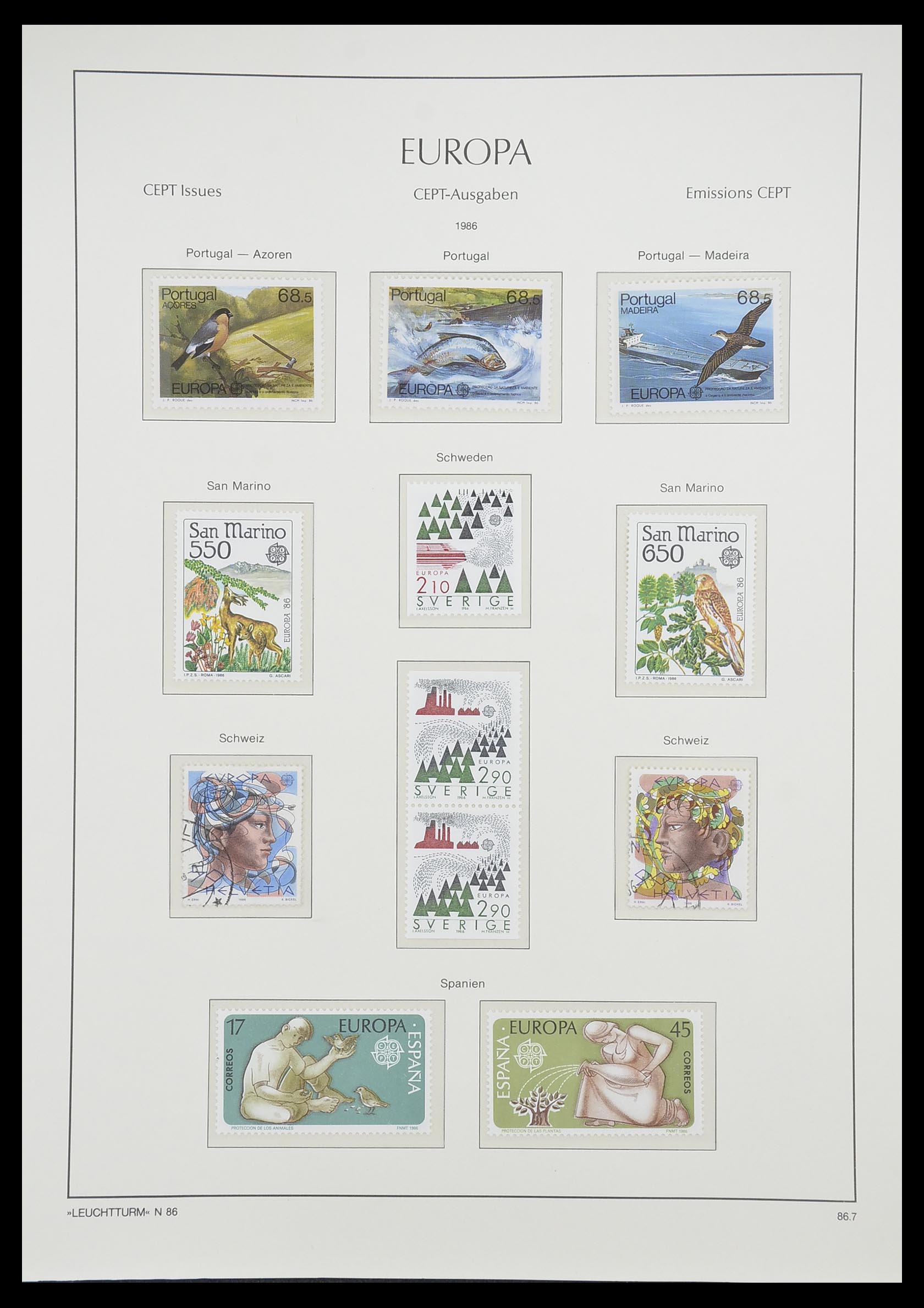 33339 144 - Postzegelverzameling 33339 Europa CEPT 1956-1990.