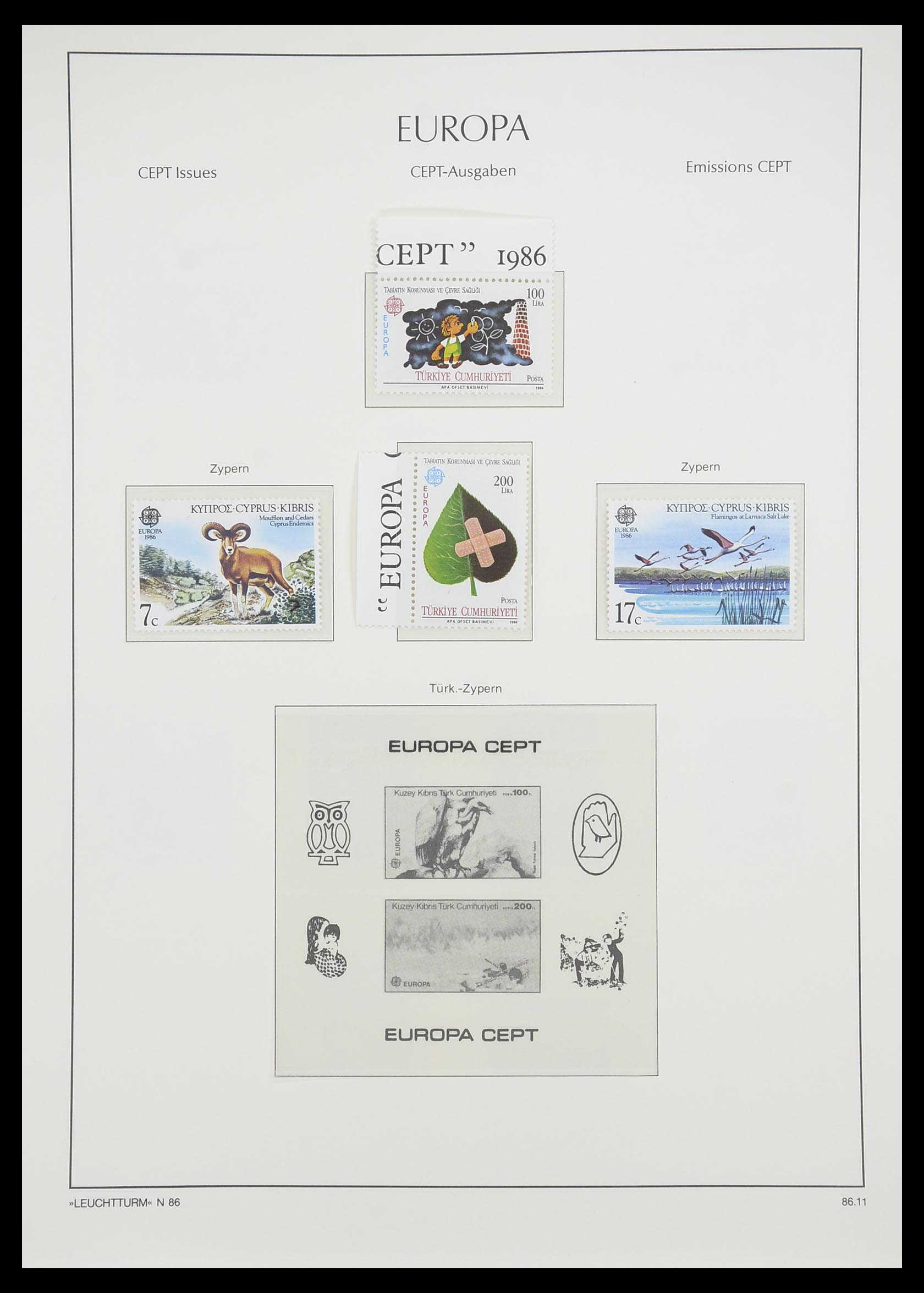 33339 145 - Postzegelverzameling 33339 Europa CEPT 1956-1990.