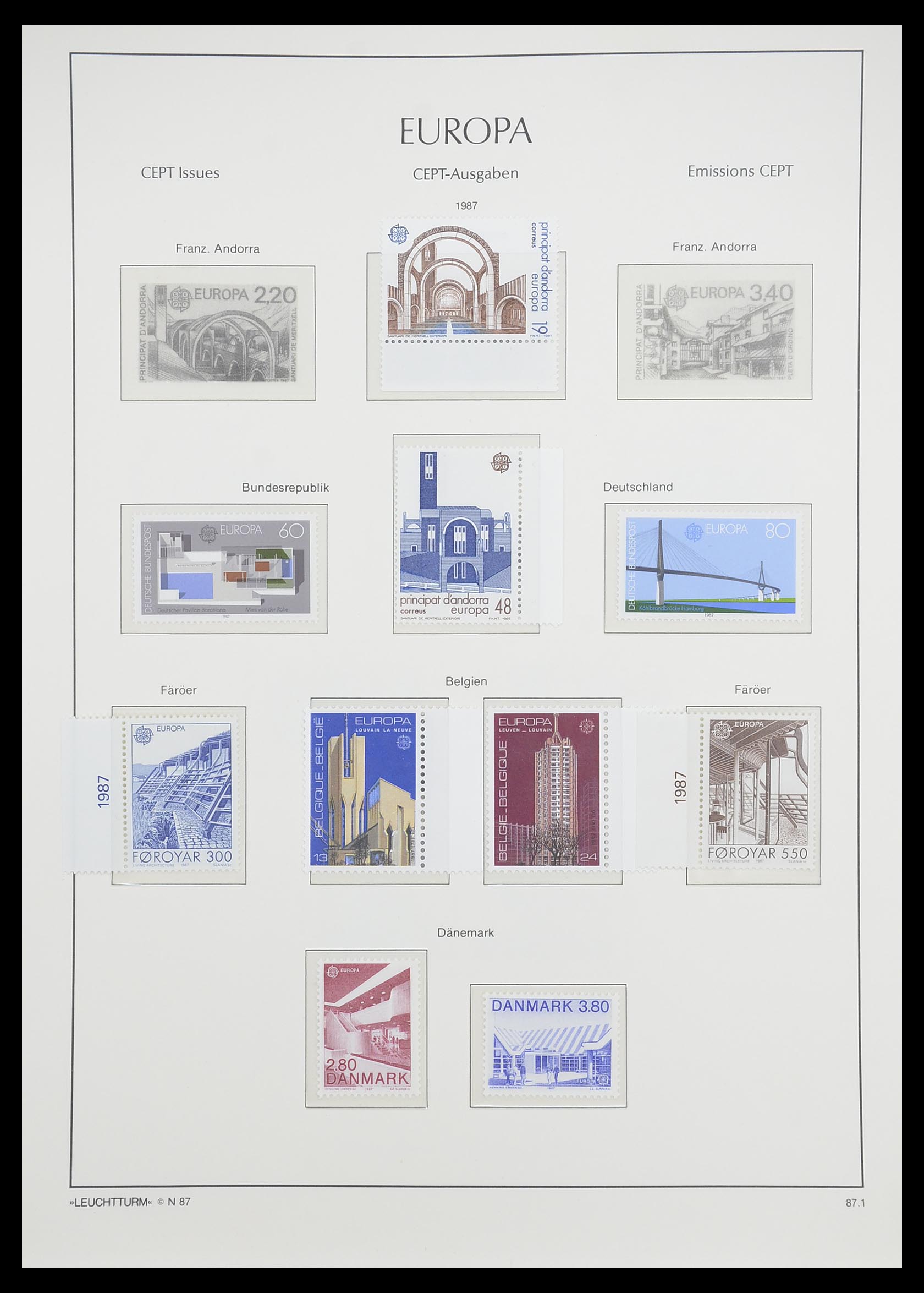 33339 146 - Postzegelverzameling 33339 Europa CEPT 1956-1990.