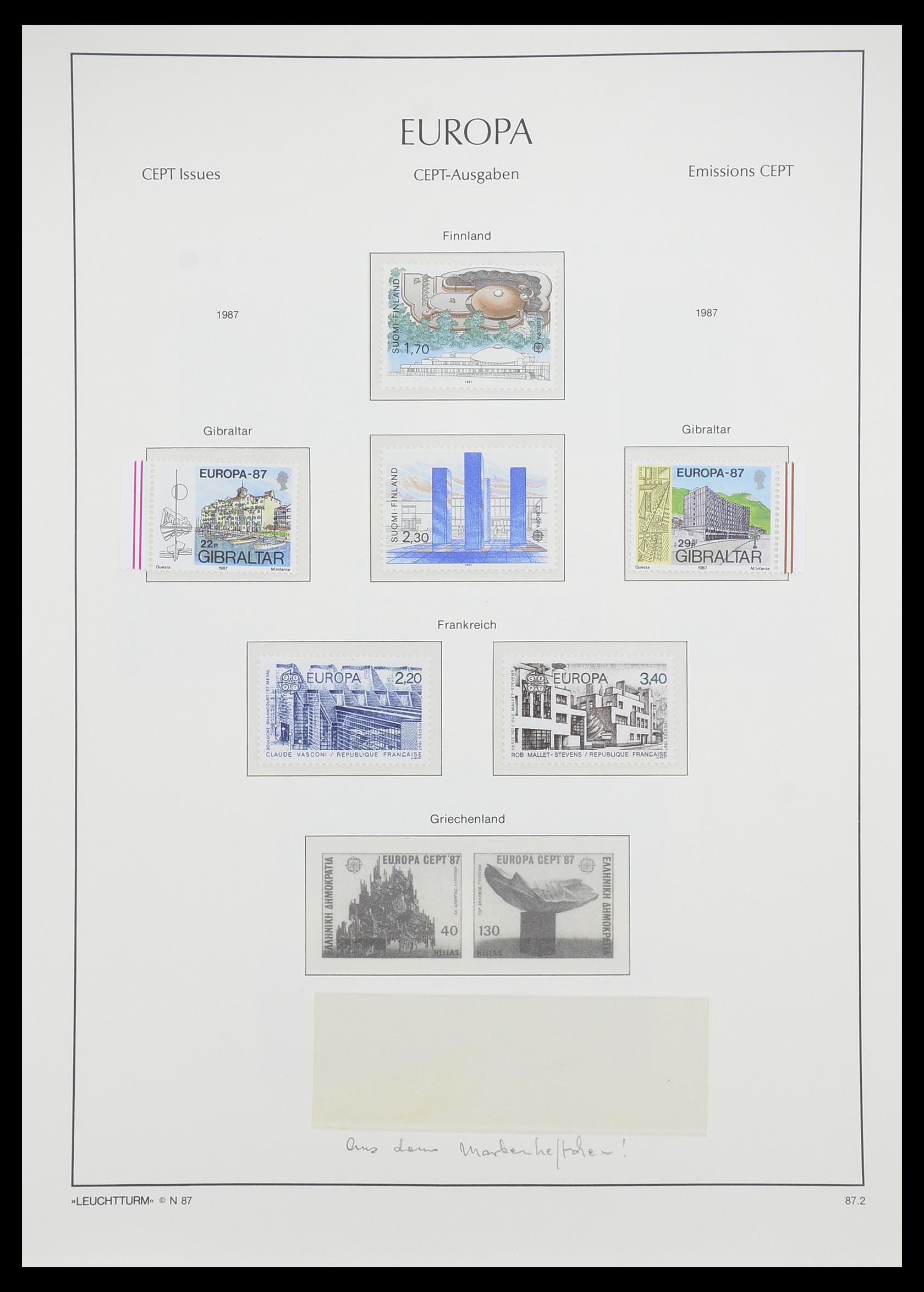 33339 147 - Postzegelverzameling 33339 Europa CEPT 1956-1990.