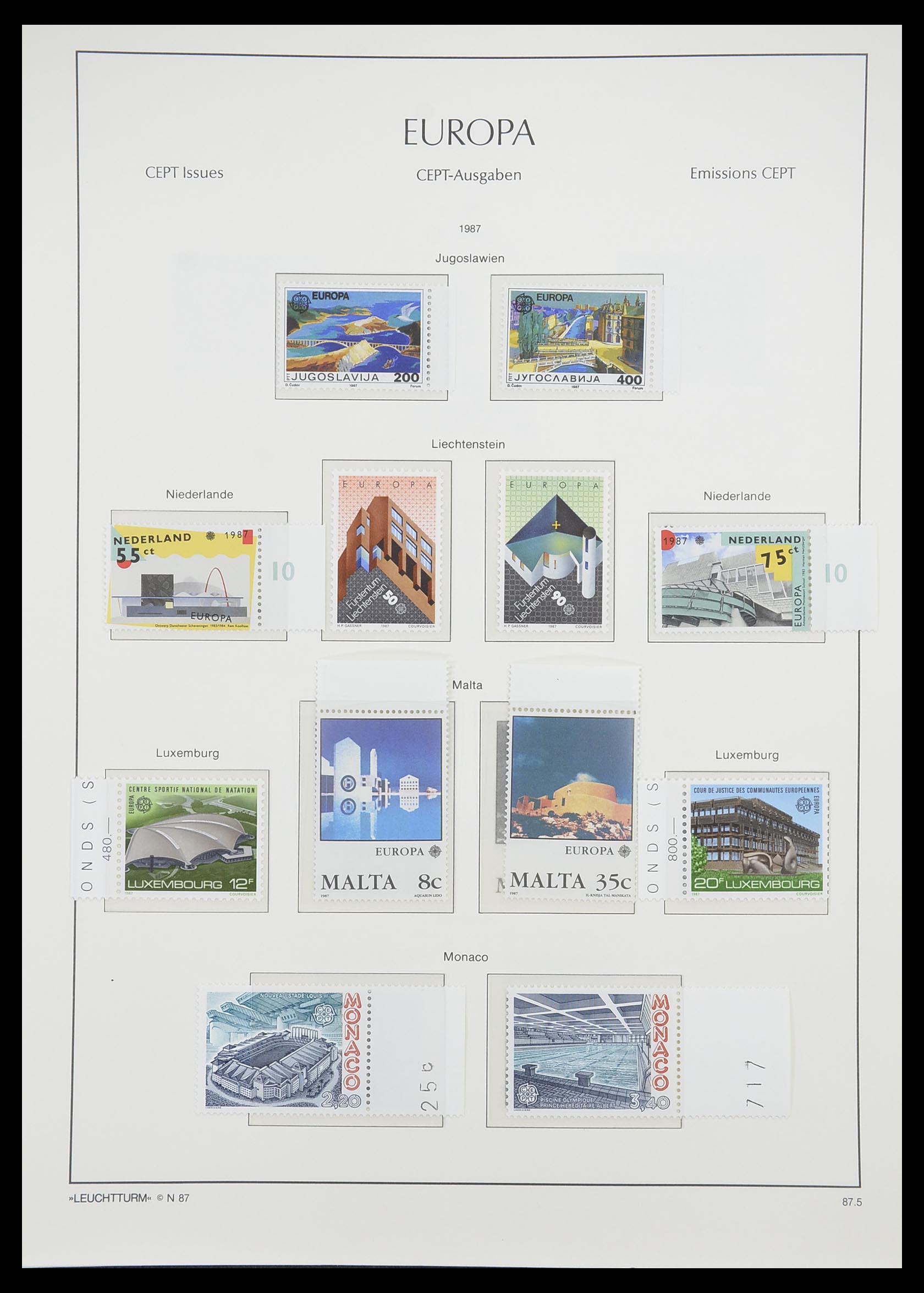 33339 150 - Postzegelverzameling 33339 Europa CEPT 1956-1990.