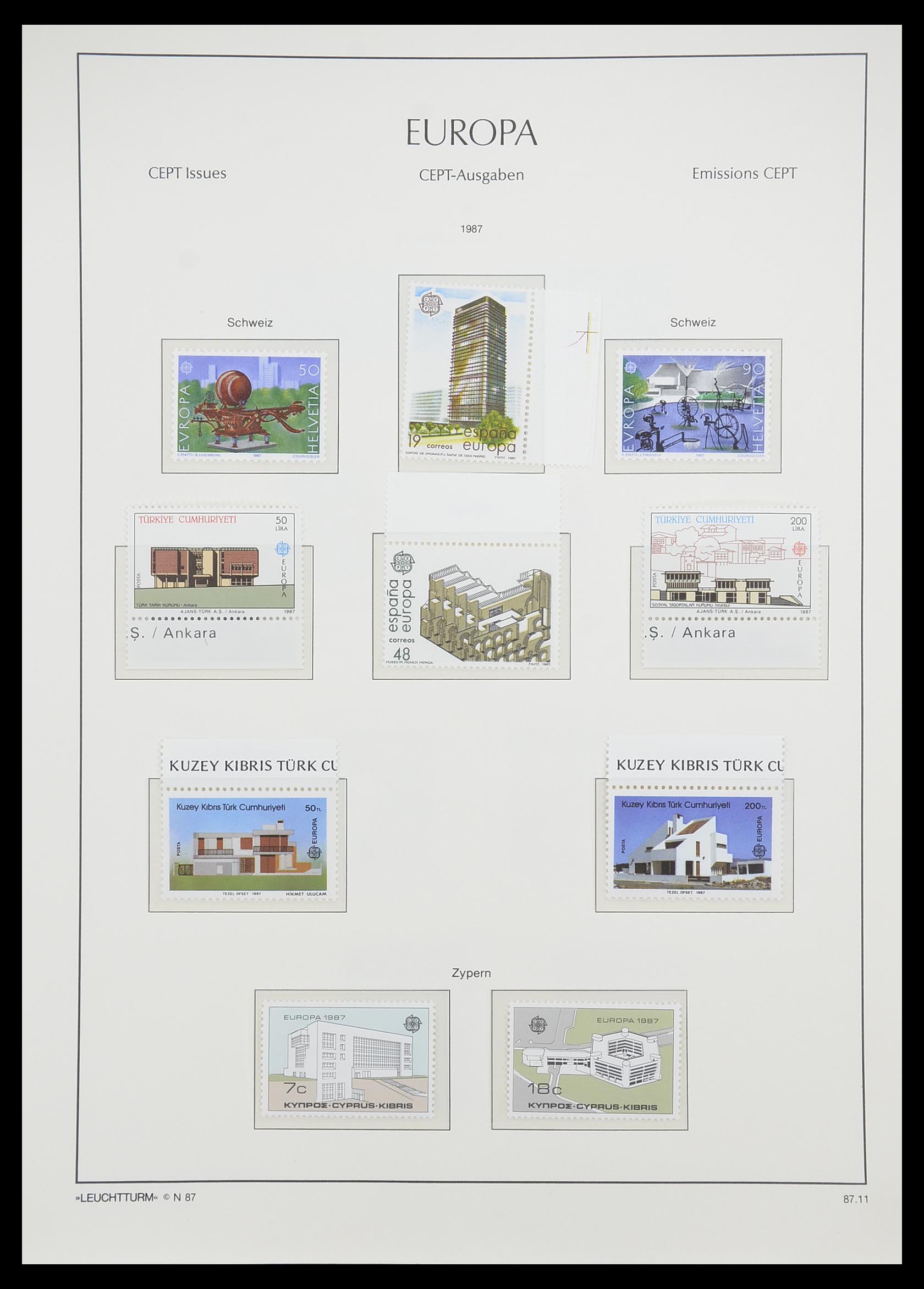 33339 152 - Postzegelverzameling 33339 Europa CEPT 1956-1990.