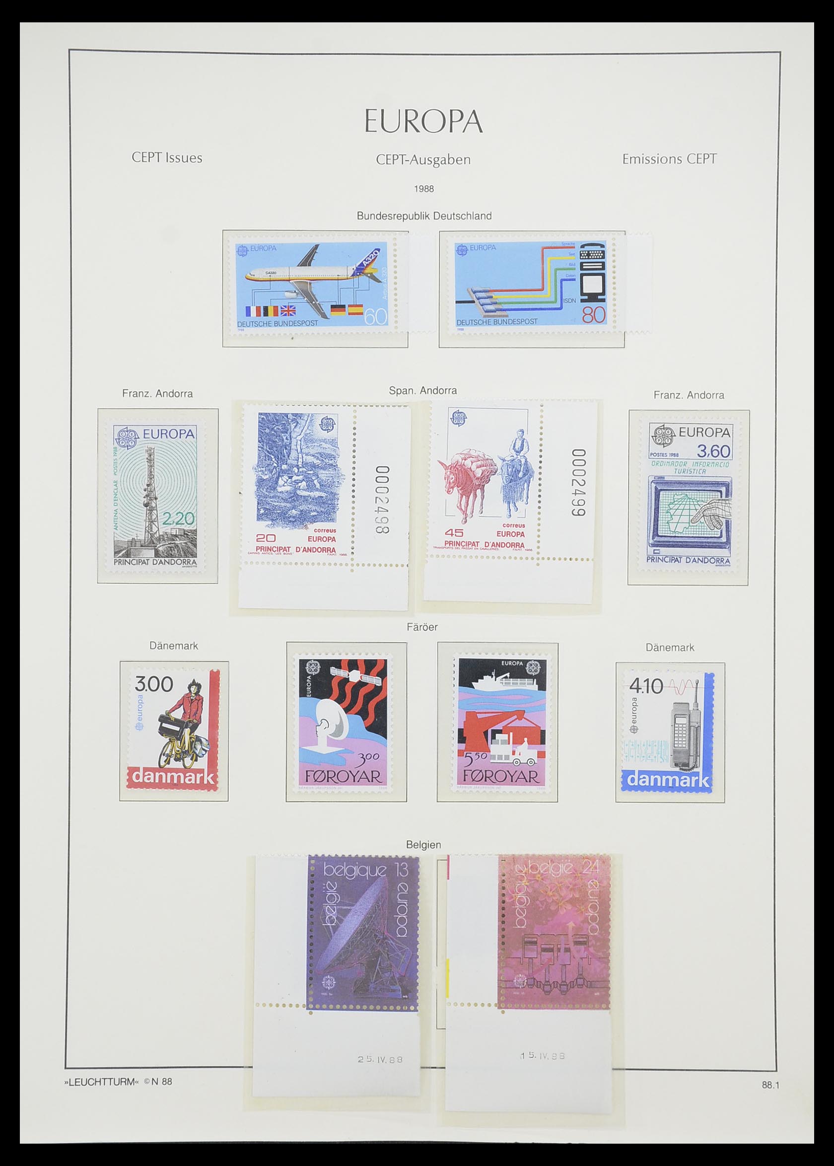 33339 153 - Postzegelverzameling 33339 Europa CEPT 1956-1990.
